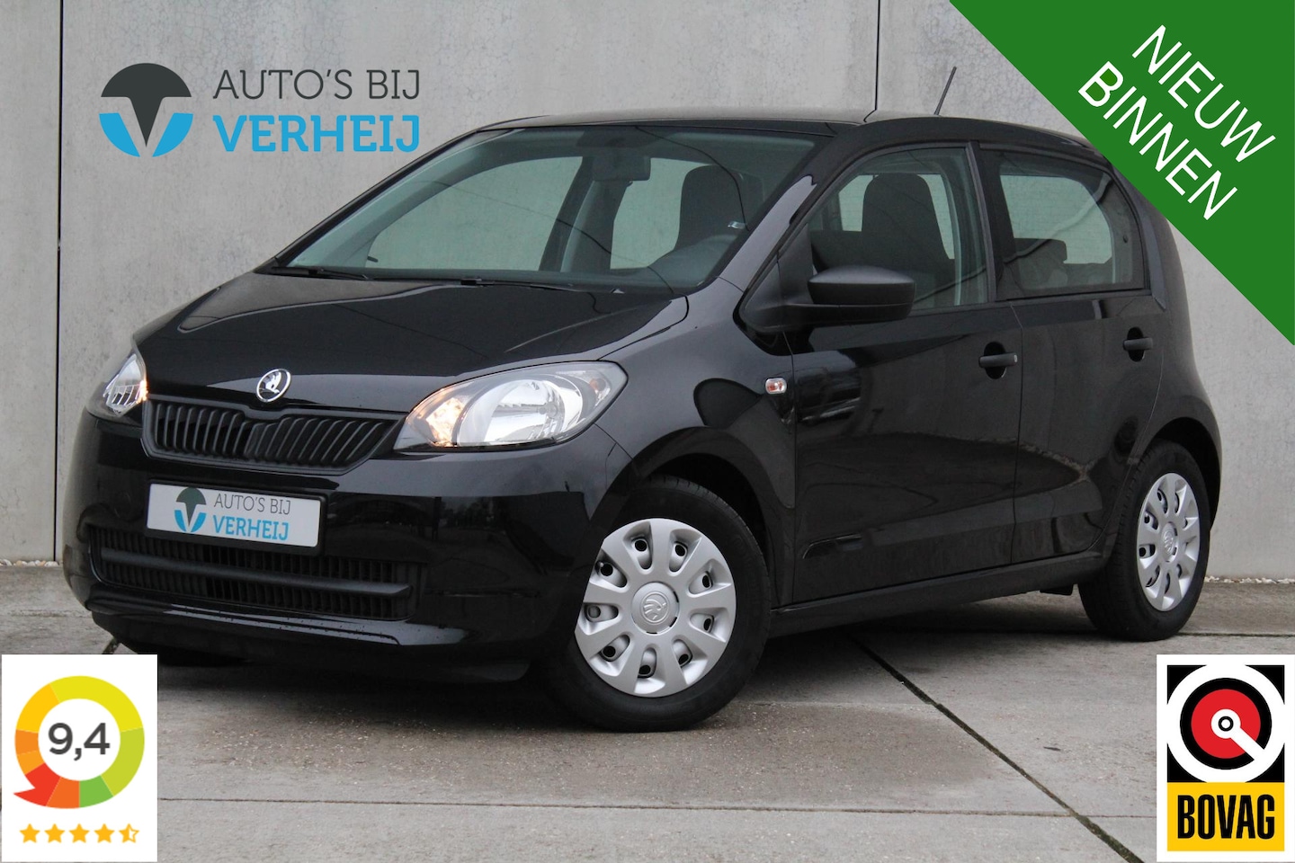 Skoda Citigo - 1.0 Greentech Active Pro / 5-DRS / AIRCO / CENTR DEURVERGRENDELING - AutoWereld.nl