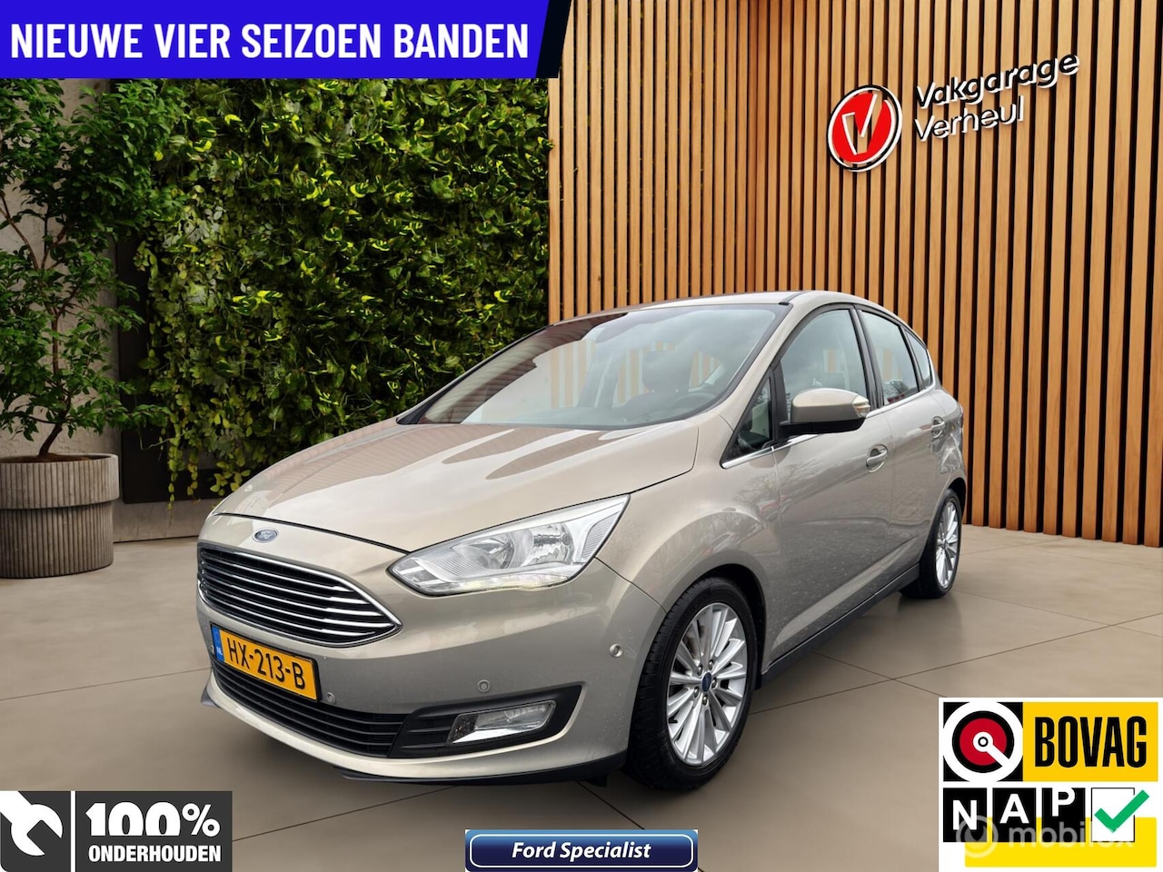 Ford C-Max - 1.0 Titanium|125Pk|Navi|Boekjes|Nap - AutoWereld.nl