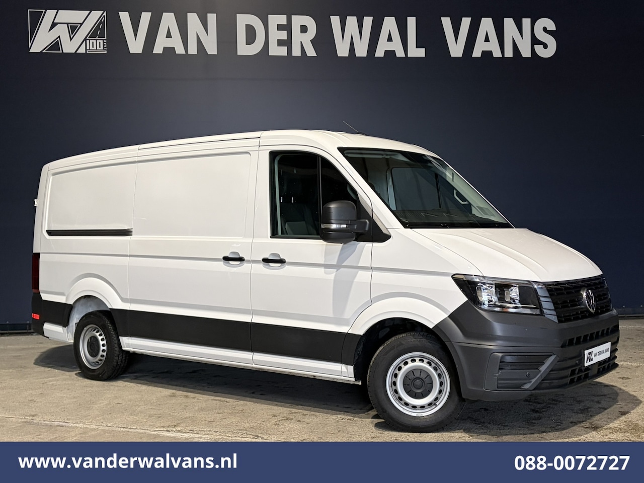Volkswagen Crafter - 2.0 TDI L3H2 L2H1 Euro6 Airco | Parkeersensoren Bijrijdersbank - AutoWereld.nl