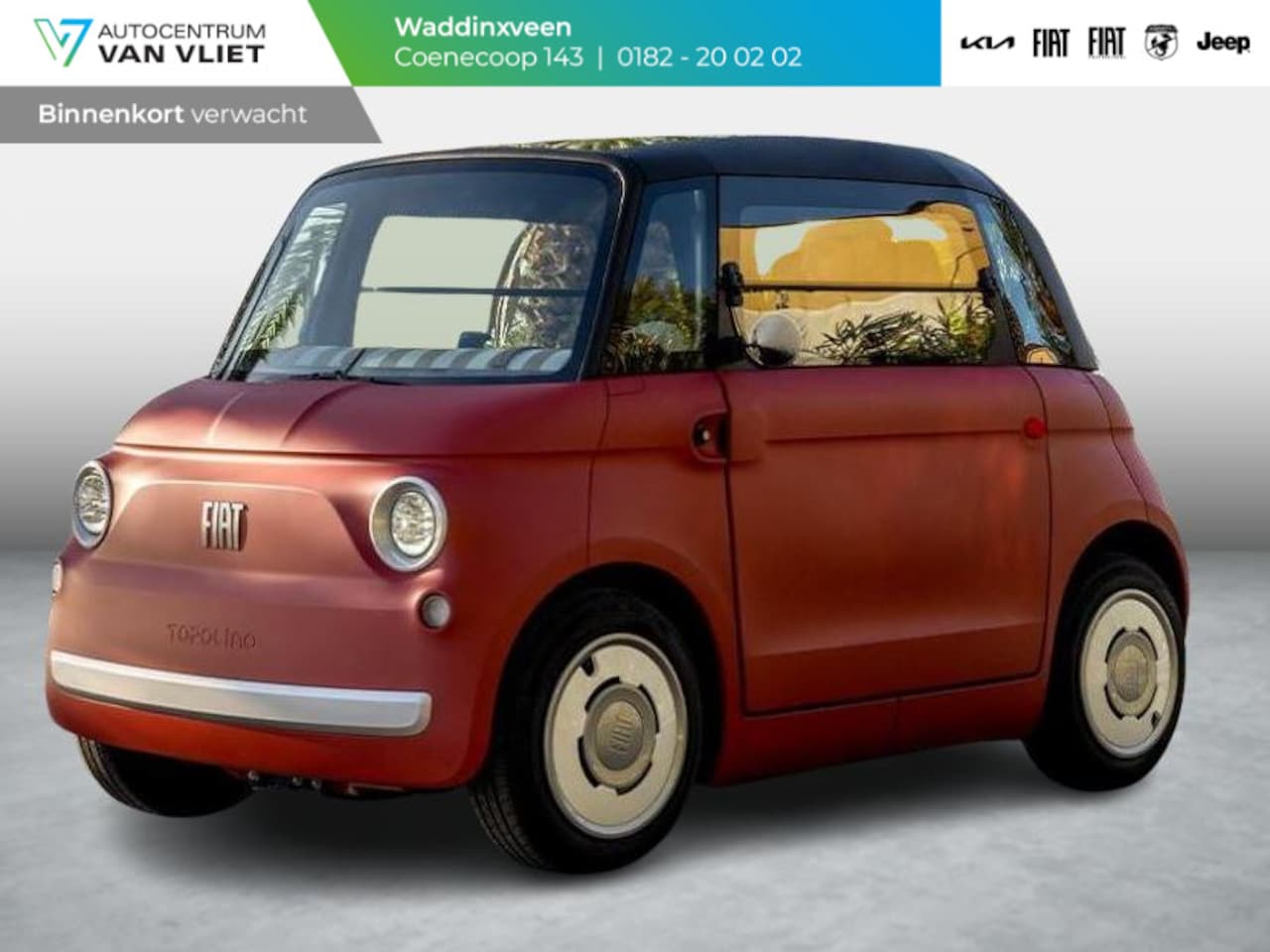 Fiat Topolino - Base | Rosso Corallo | Private Lease € 175,-* | Actieradius 75km | Rijklaar - AutoWereld.nl