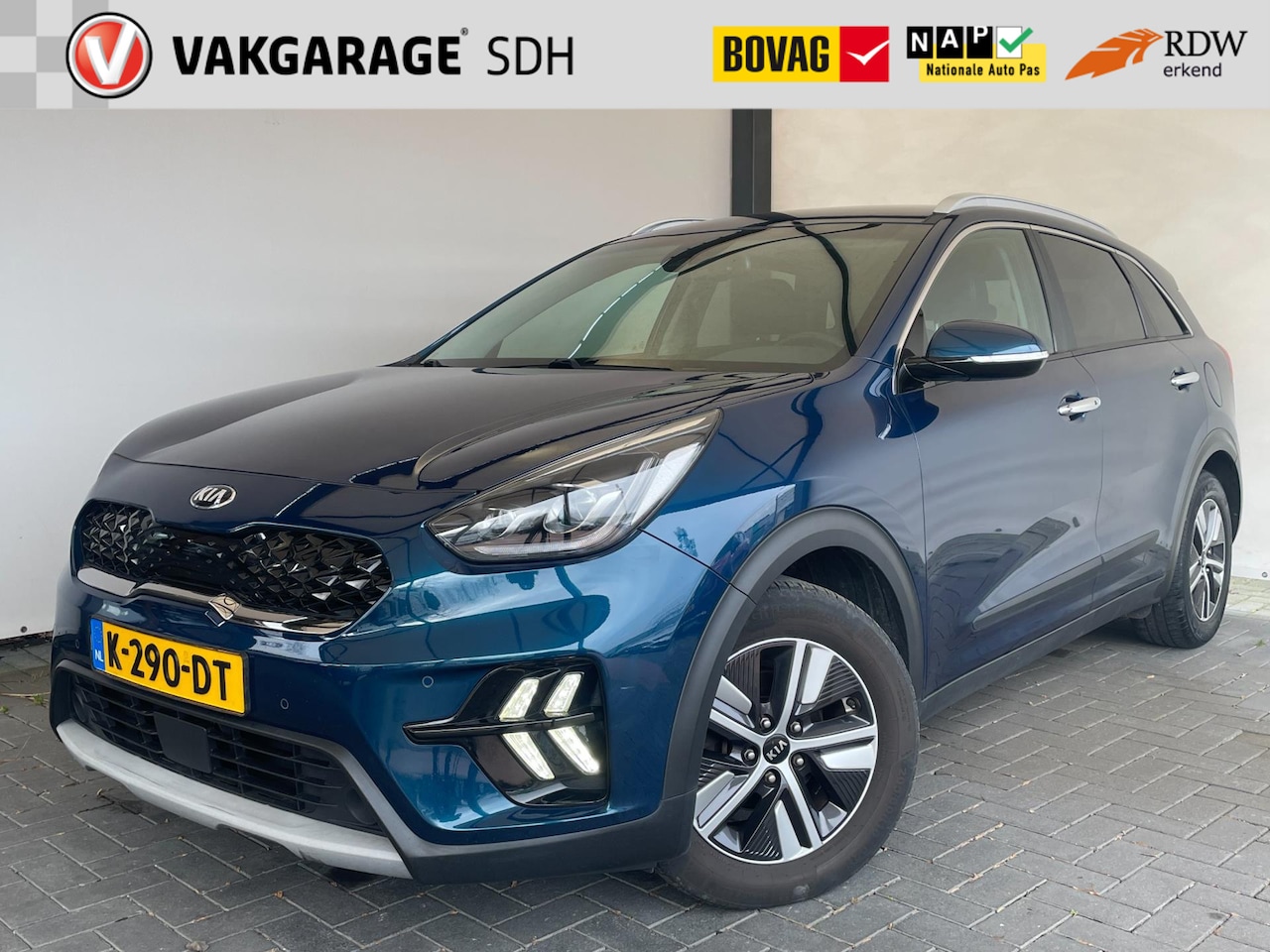 Kia Niro - 1.6 GDi Hybrid DynamicPlusLine|Stuurverwarming|Stoelverwarming|NAP|Volledig Leer - AutoWereld.nl