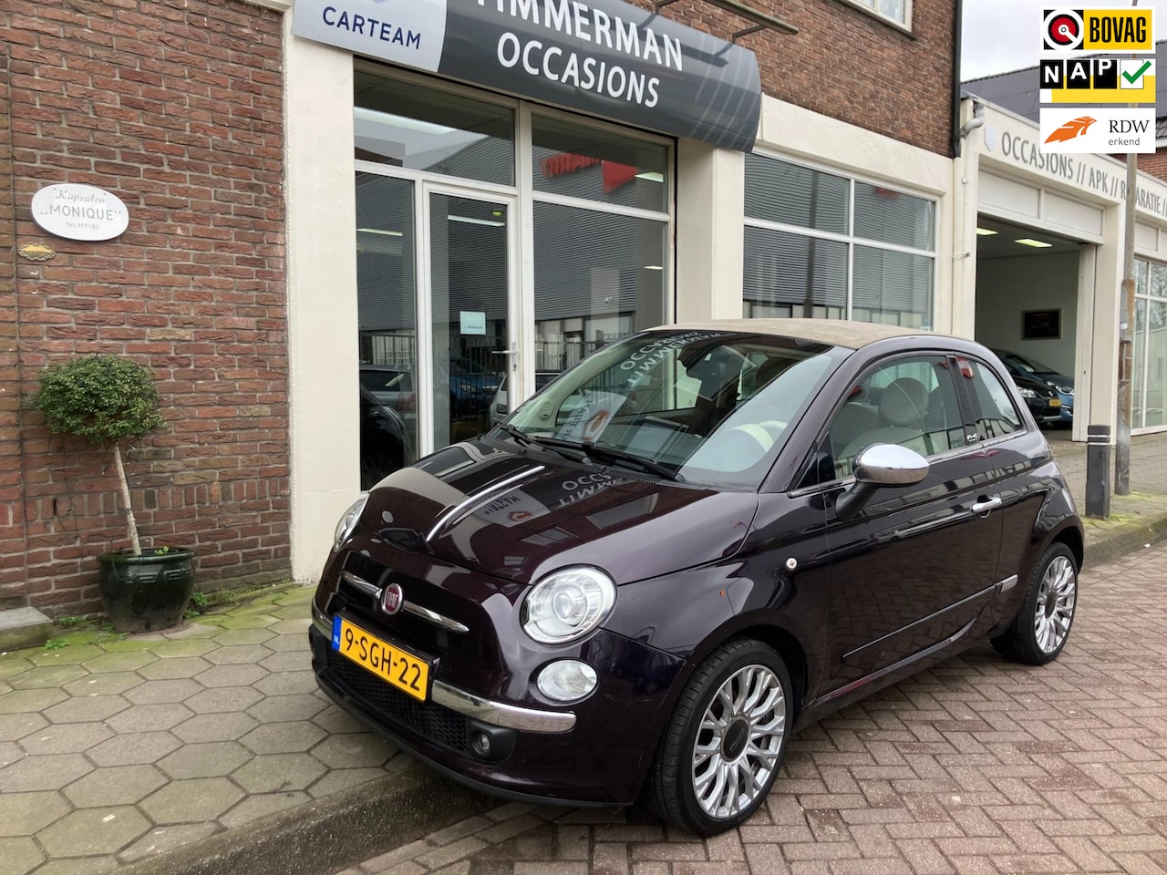 Fiat 500 C - 0.9 TwinAir Lounge|Automaat|Leder|APK feb'27 - AutoWereld.nl
