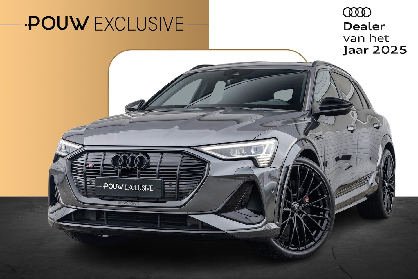 Audi e-tron - S quattro 503pk 95 kWh | SoH 96% | Panoramadak | B&O | Leder Valcona | 23" Velgen - AutoWereld.nl
