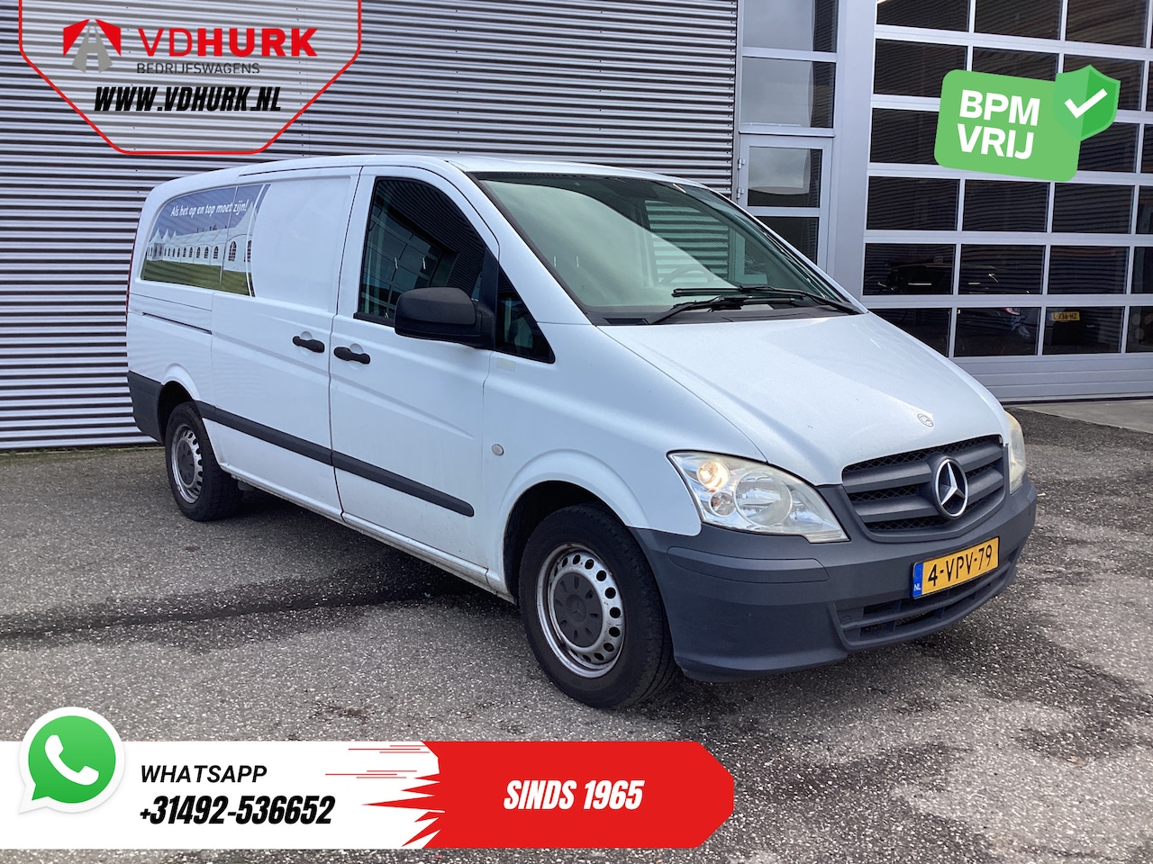 Mercedes-Benz Vito - 110 CDI L2 EXPORT APK 10-2026/ Airco/ Cruise/ Trekhaak/ Radio - AutoWereld.nl