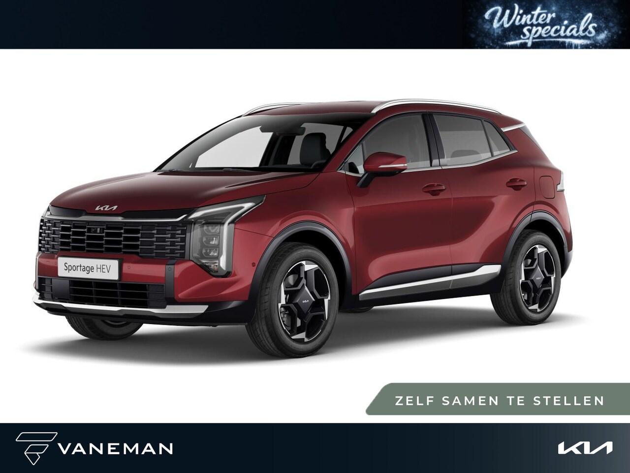 Kia Sportage - 1.6 T-GDi Hybrid DynamicLine | Buitensp.elektr.verstel -verwarmb.+inklapbaar | Zelf samens - AutoWereld.nl