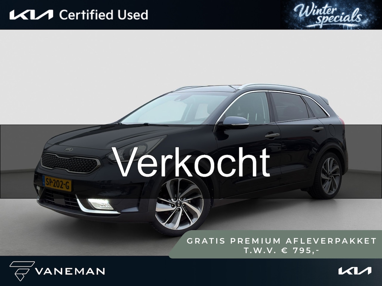 Kia Niro - 1.6 GDi Hybrid ExecutiveLine Automaat | Stoelverwarming & Koeling | Navi | Cruise | Camera - AutoWereld.nl