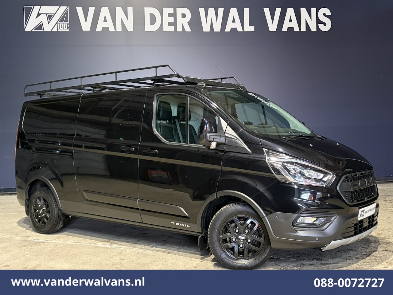 Ford Transit Custom - 2.0 TDCI 131pk L2H1 Euro6 Airco | Imperiaal | Camera | Navigatie | 2800kg Trekhaak | LED A - AutoWereld.nl