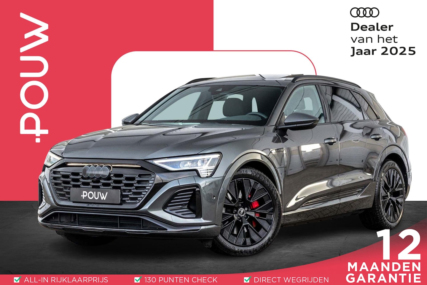 Audi Q8 e-tron - 50 quattro 340pk S Edition 95 kWh | Trekhaak | Panoramadak | 21 inch velgen - AutoWereld.nl