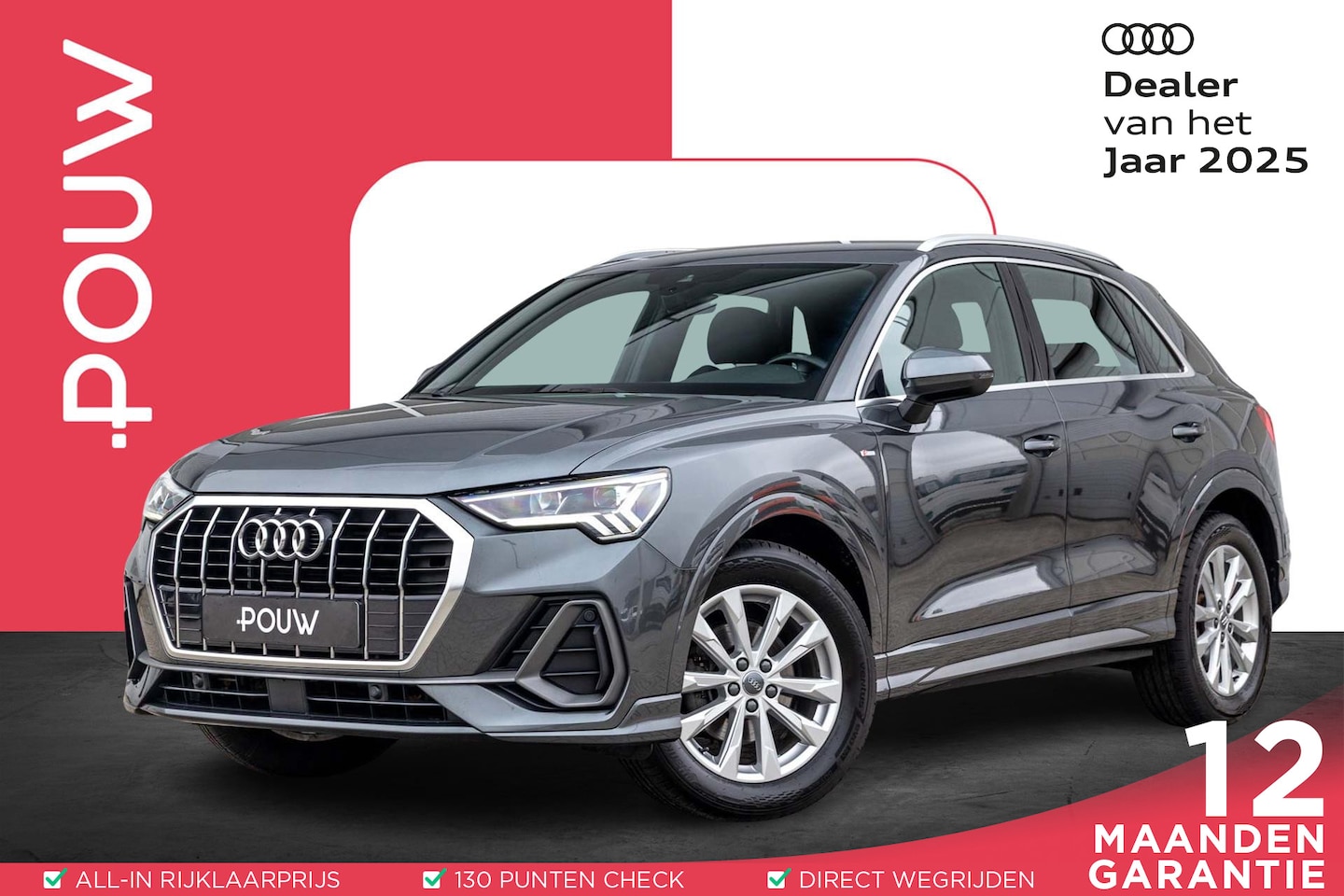 Audi Q3 - 35 TFSI 150pk S-tronic S edition | Stoelverwarming | Keyless entry | Apple Carplay/Android - AutoWereld.nl