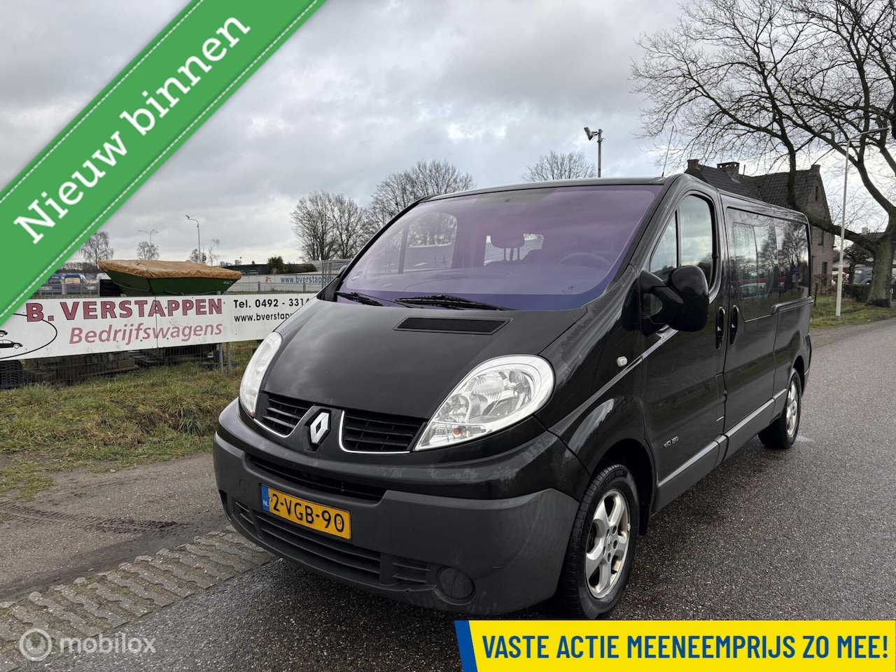 Renault Trafic - bestel 2.5 dCi T29 L2H1 DC dubbele cabine, airco, navi - AutoWereld.nl