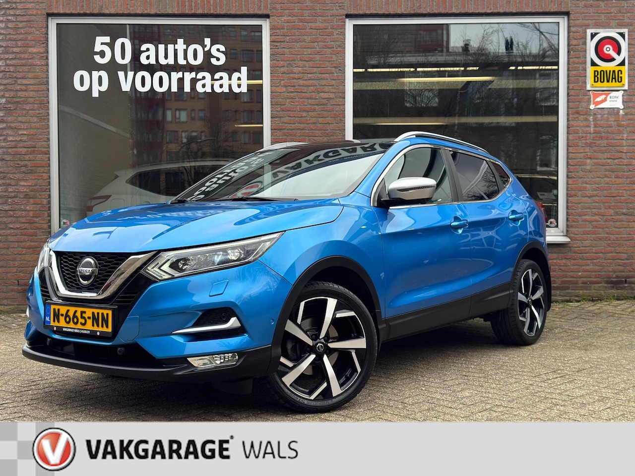 Nissan Qashqai - 1.2 Tekna + | Pano | Navi | Cruise | Clima | Velgen | Leer | Led - AutoWereld.nl