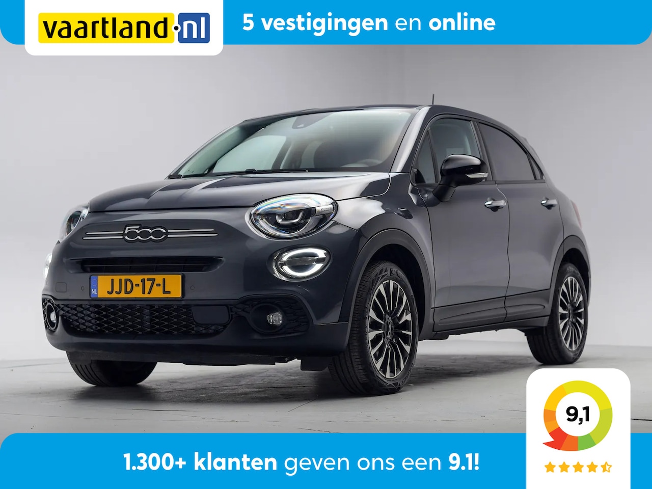 Fiat 500 X - 1.5 Hybrid 130pk Sport Aut. [ Camera Full LED Carplay ] - AutoWereld.nl
