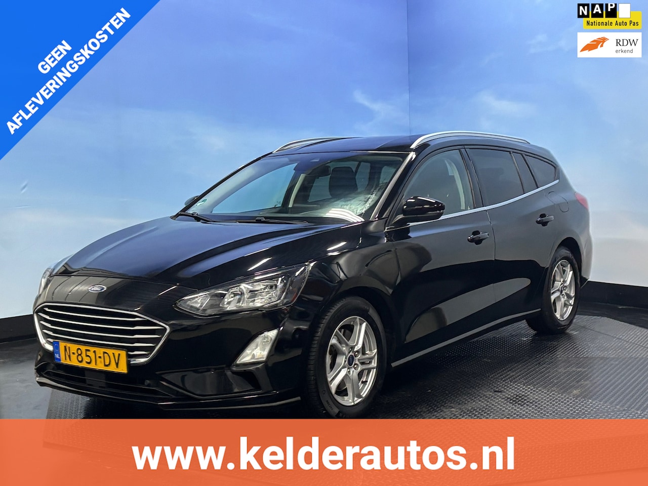 Ford Focus Wagon - 1.0 EcoBoost Hybrid Trend Edition Business Airco | Cruise | Navi | Camera - AutoWereld.nl
