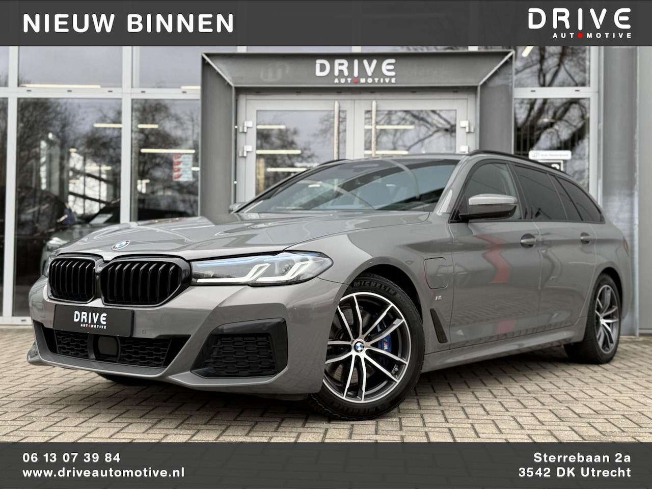 BMW 5-serie Touring - 530e High Ex. M-Sport |CoPilot|Laser|H/K|HUD|Bernina Grey| - AutoWereld.nl