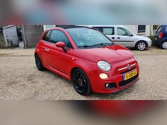 Fiat 500 C - 0.9 TwinAir 500S Airco, sportbekleding met rode stiksels.