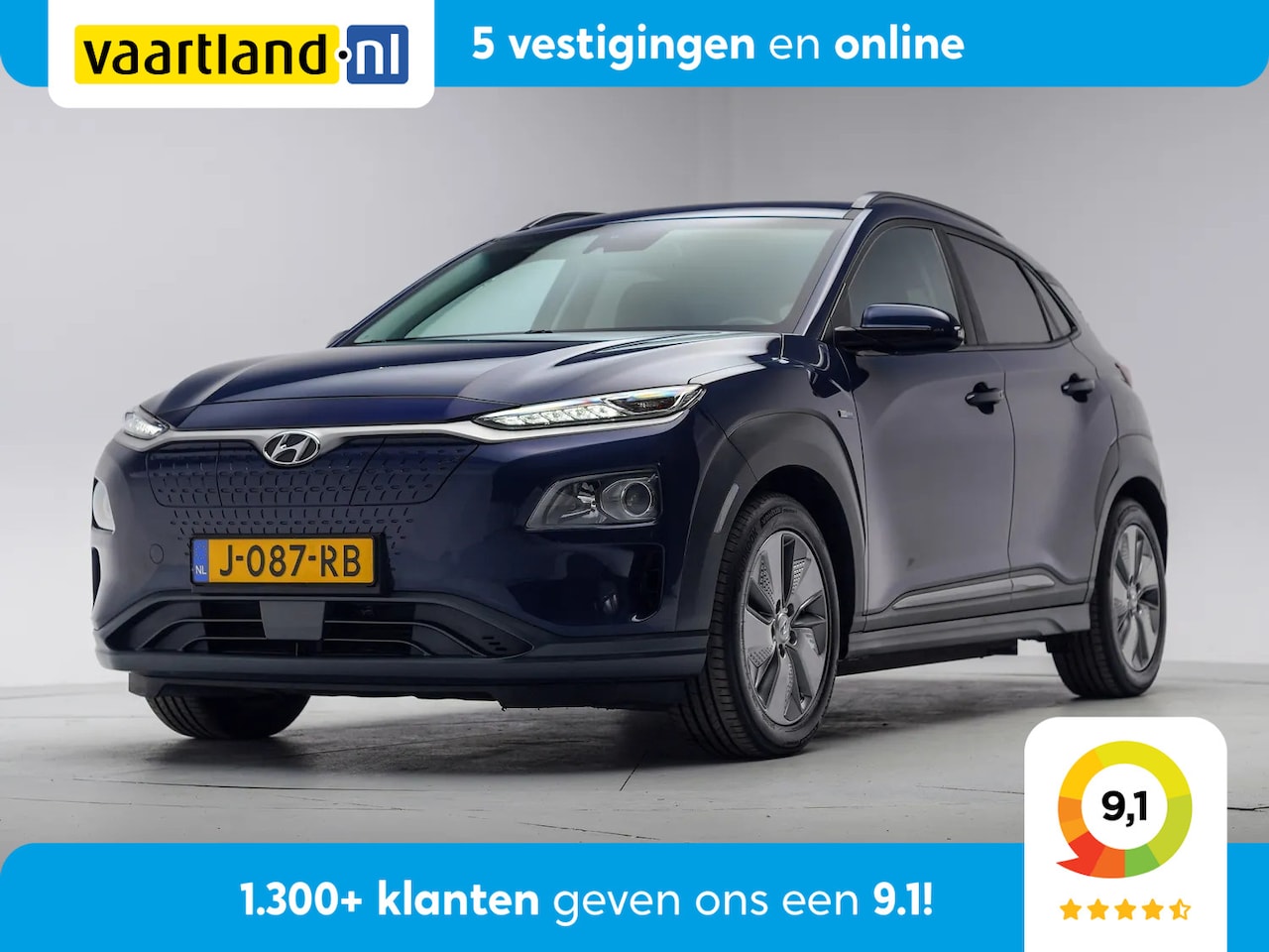 Hyundai Kona Electric - EV Fashion 64 kWh 3 fase [ Trekhaak Navi Carplay / Android Adapt.cruise Krell Stoelverwarm - AutoWereld.nl