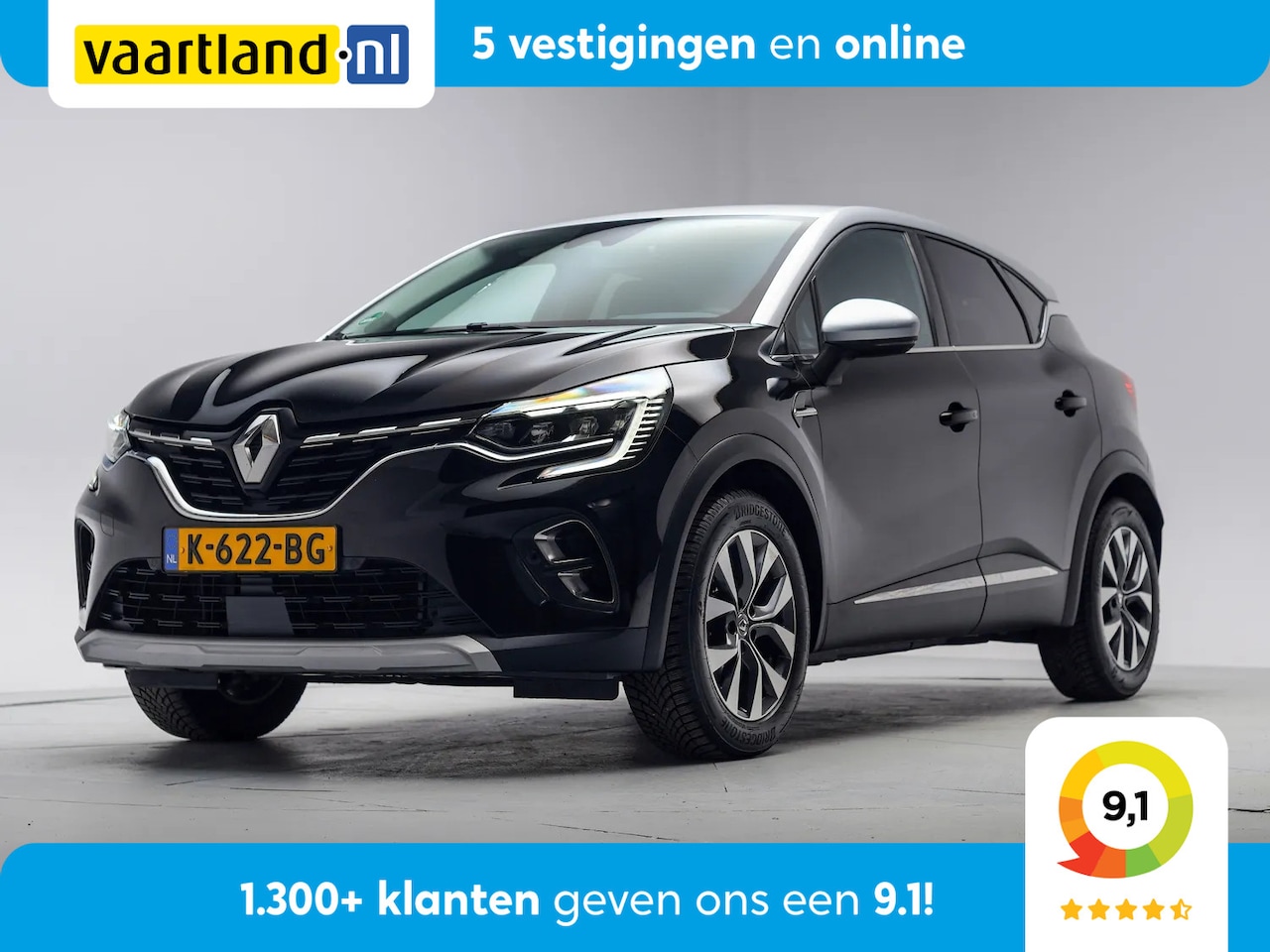Renault Captur - 1.3 TCe Intens Aut. [ LED Navi Camera Apple/Android PDC ] - AutoWereld.nl