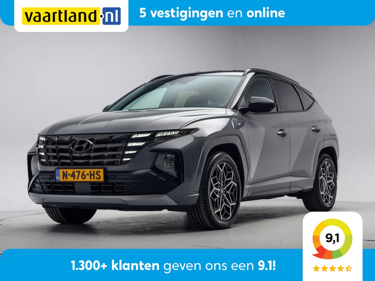 Hyundai Tucson - 1.6 T-GDI HEV N Line Aut. [ 360°Cam Stoelkoeling/verwarming Krell-Audi ] - AutoWereld.nl