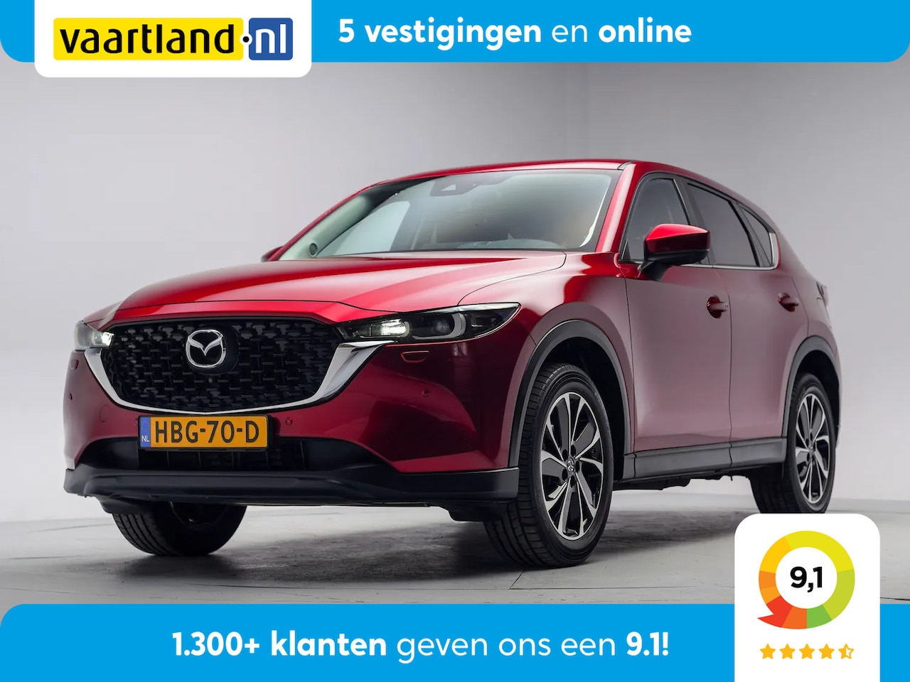 Mazda CX-5 - CX-5 - 2.0 SkyActiv-G 165 Comfort [Navi Stoelverwarming Achteruitrijcamera] - AutoWereld.nl
