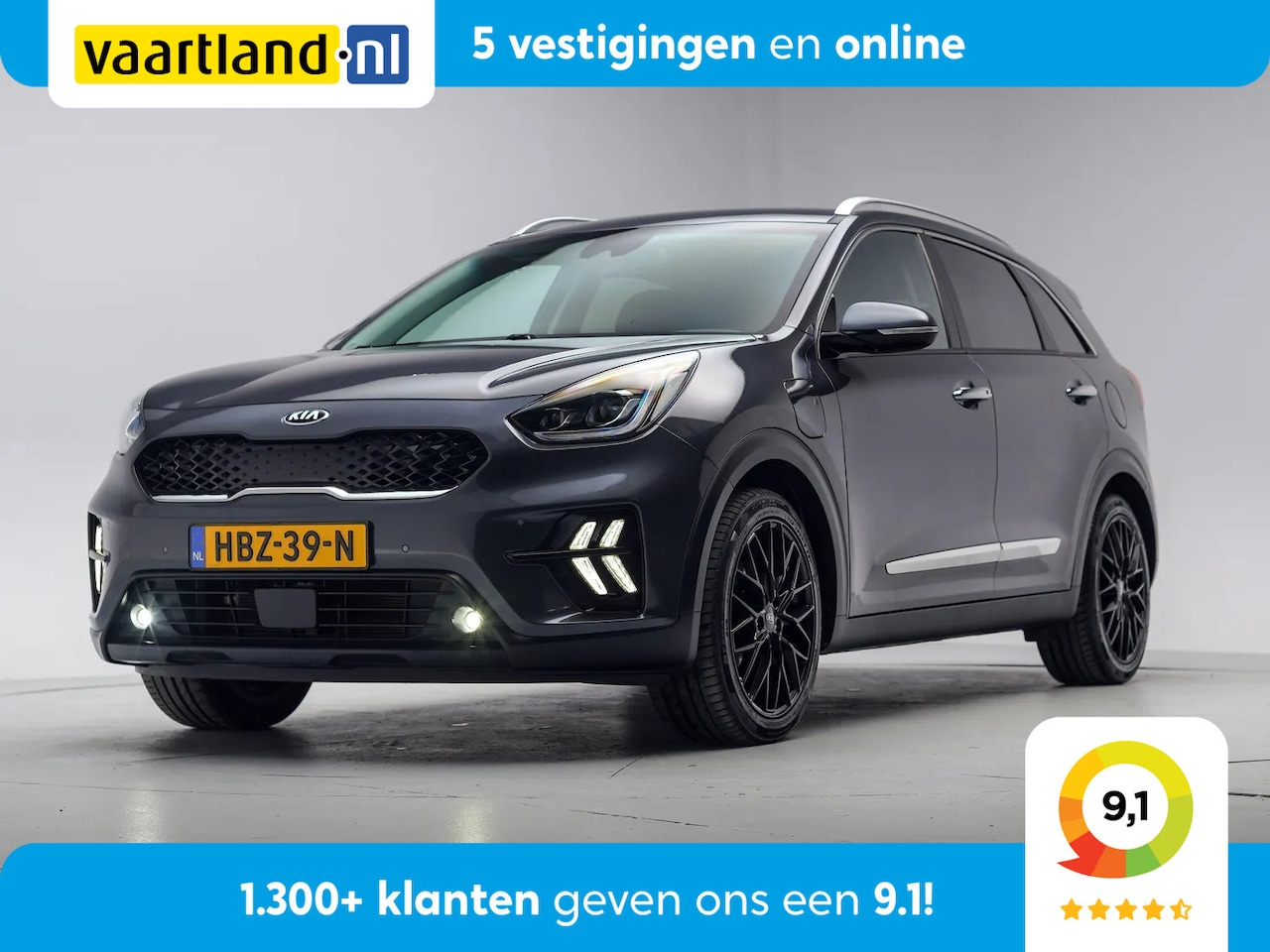 Kia Niro - 1.6 GDi PHEV DynamicLine [ Trekhaak Stoelverwarming en koeling Carplay Leer ] - AutoWereld.nl