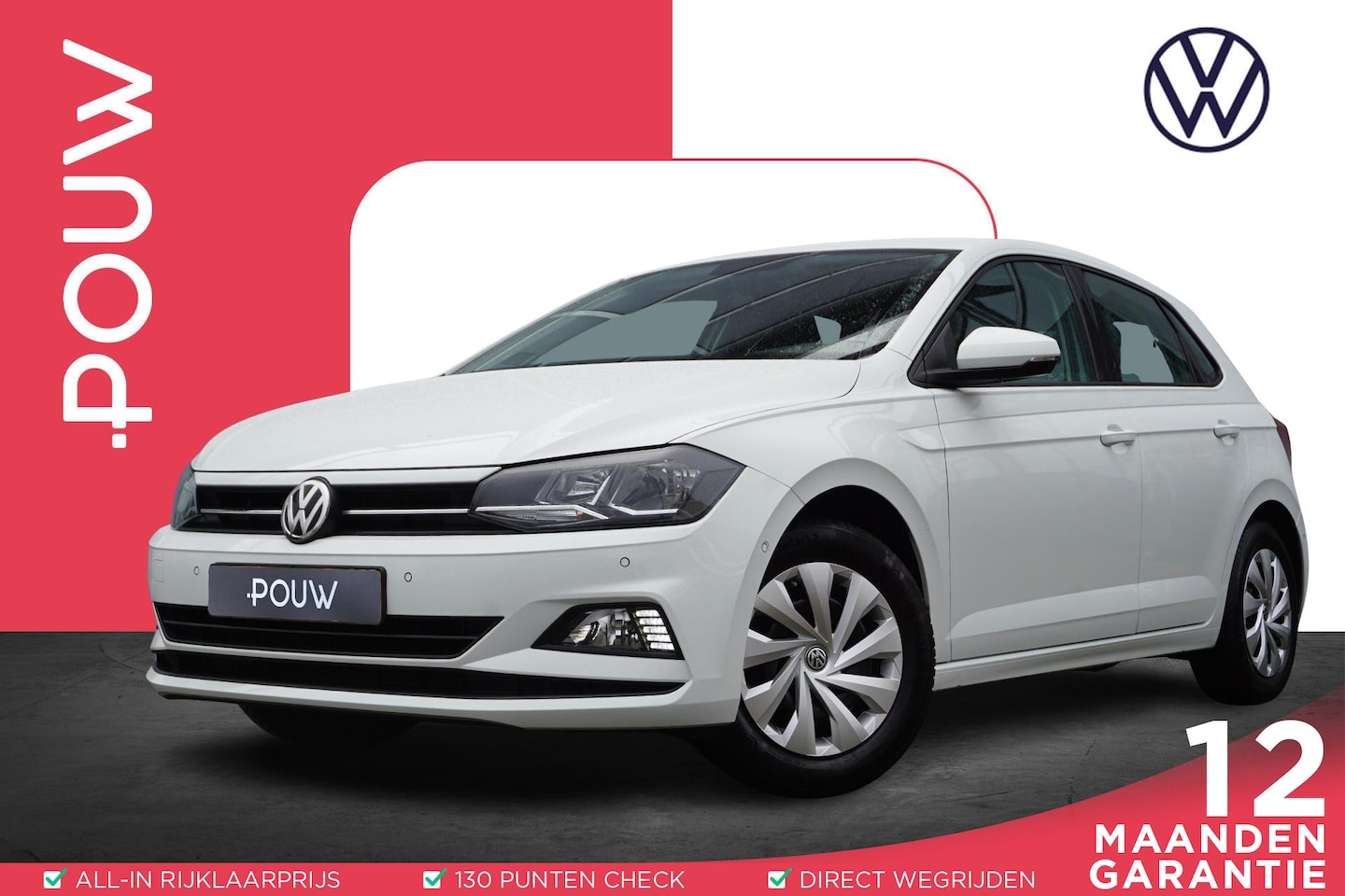 Volkswagen Polo - 1.0 TSI 95pk Comfortline Business | Trekhaak | Navigatie | Parkeersensoren - AutoWereld.nl