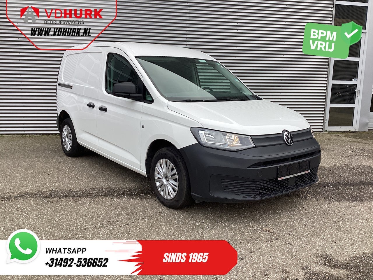 Volkswagen Caddy Cargo - 2.0 TDI 105 pk PDC/ Betimmerd/ Bluetooth/ Airco - AutoWereld.nl
