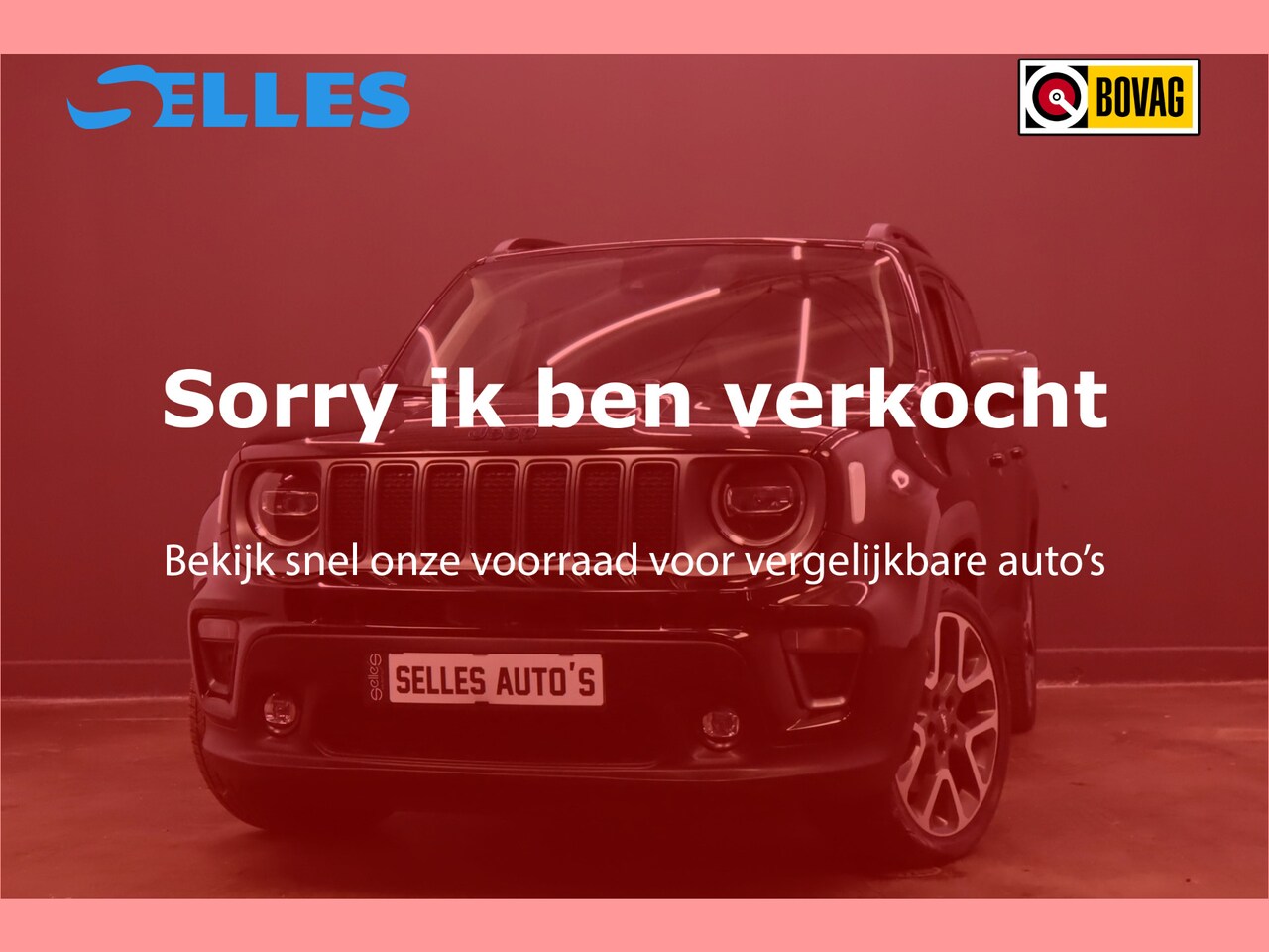 Jeep Renegade - 4xe 240 Plug-in Hybrid Electric S Stoel-/stuur verwarming | Adaptive cruisecontrol | Apple - AutoWereld.nl