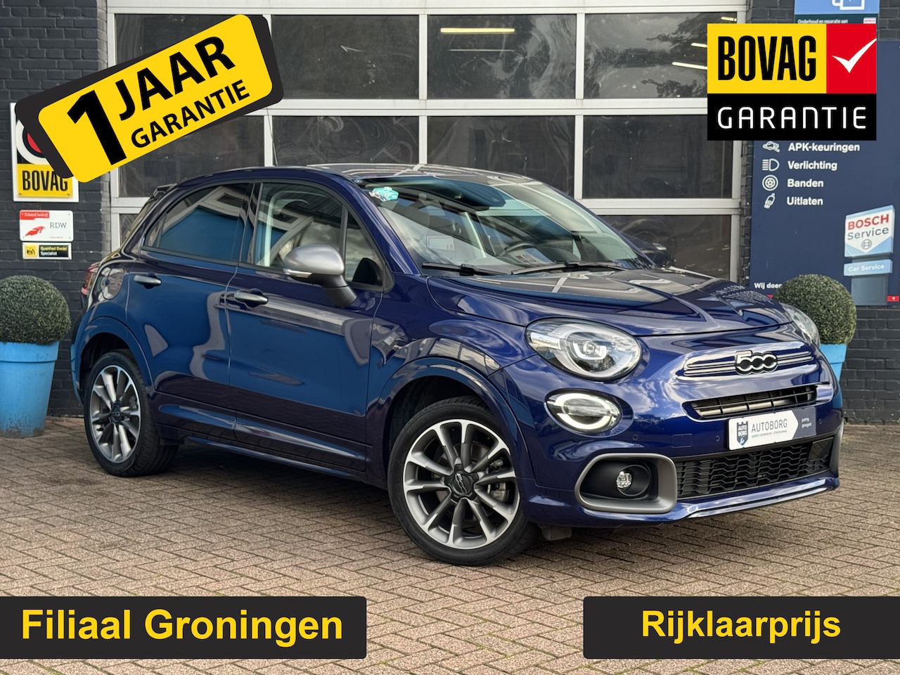 Fiat 500 X - 1.5 Hybrid Sport | Apple Carplay & Android Auto | Automatische airconditioning | Autonomou - AutoWereld.nl