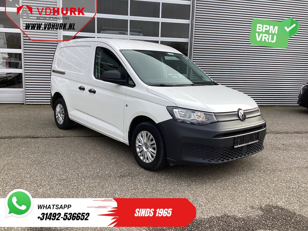 Volkswagen Caddy Cargo - 2.0 TDI 105 pk PDC/ Betimmerd/ Bluetooth/ Airco - AutoWereld.nl