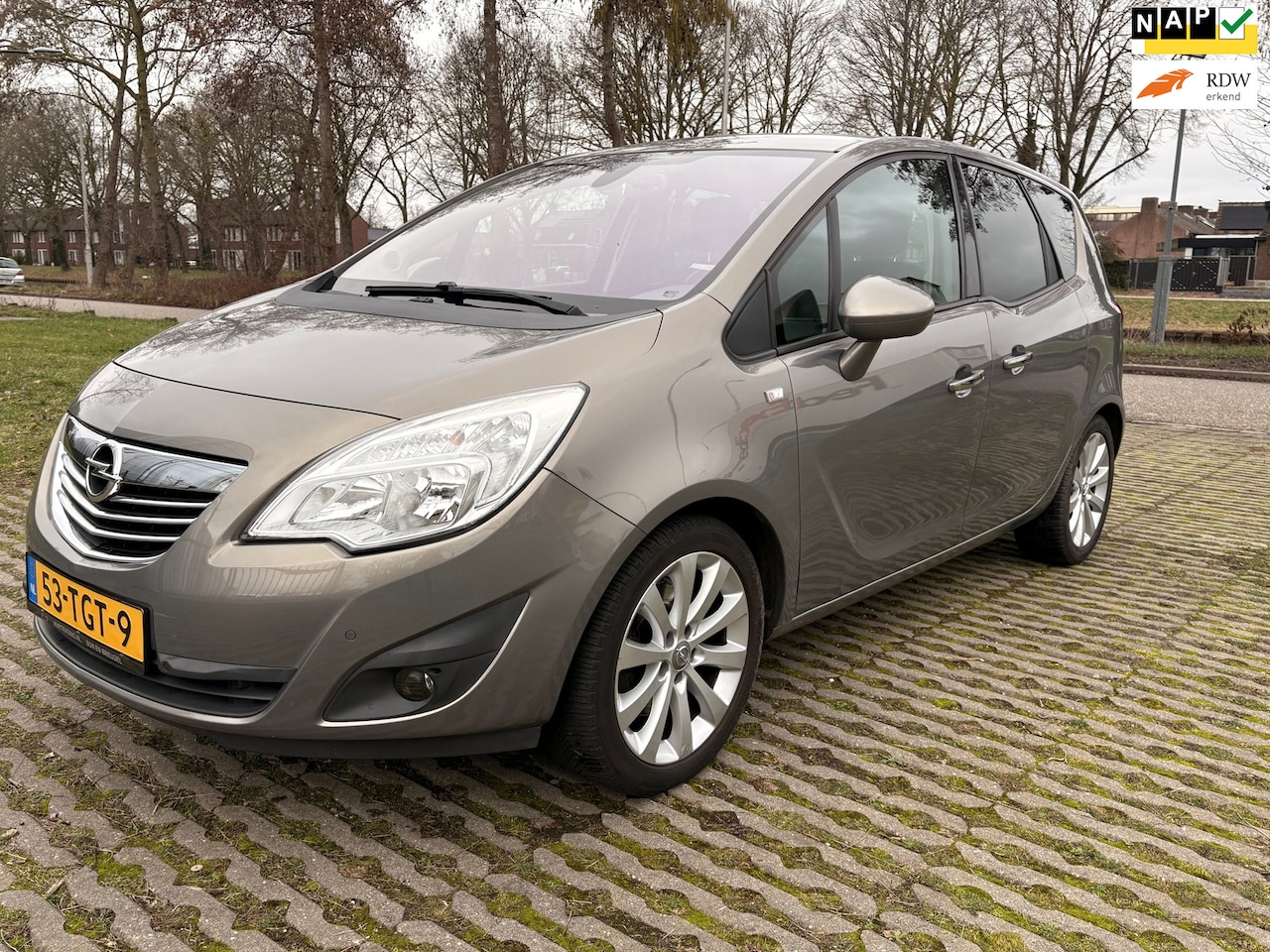 Opel Meriva - 1.4 Turbo Cosmo - nap ! - airco - cruise control - AutoWereld.nl