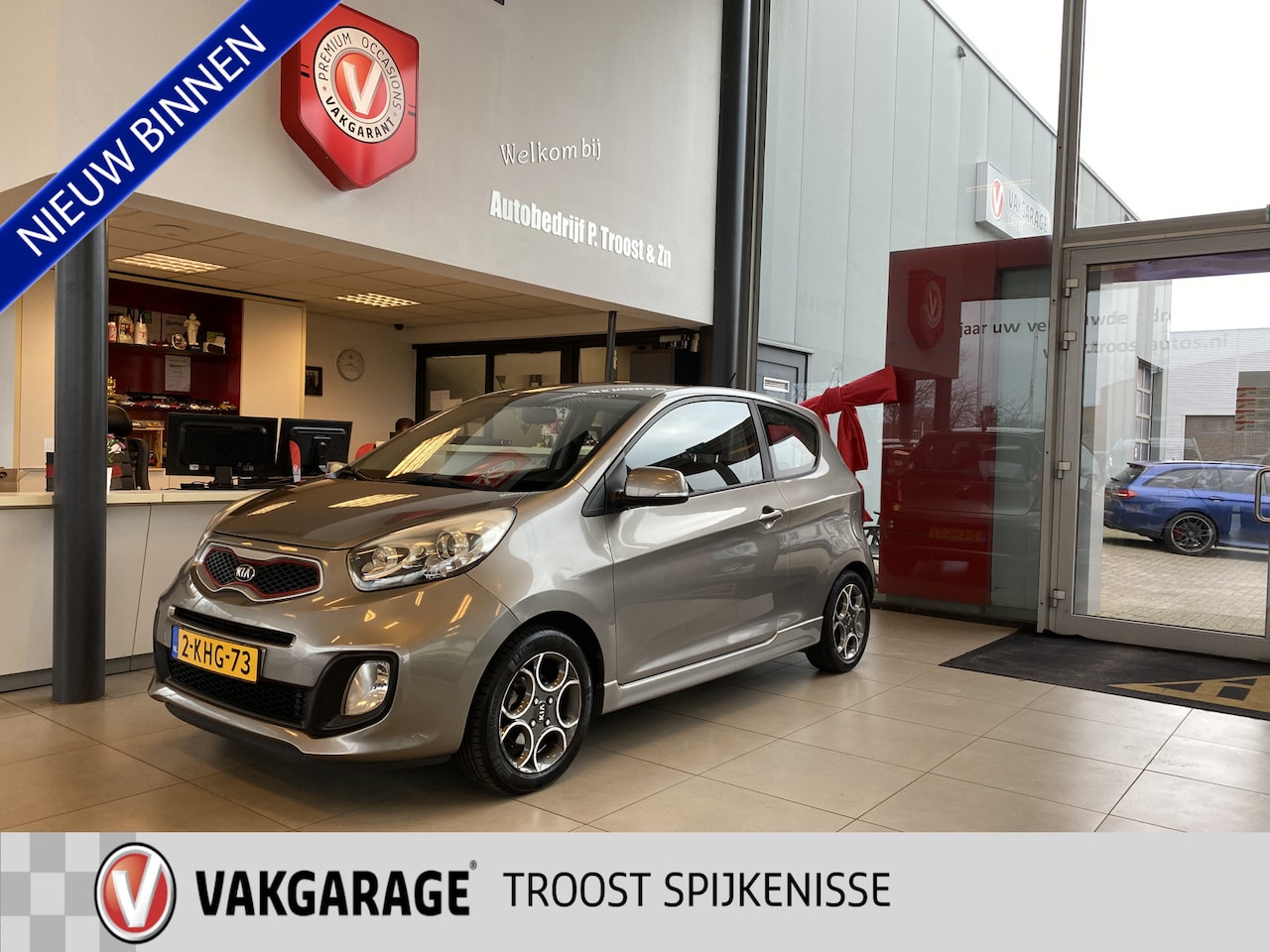 Kia Picanto - 1.0 CVVT ISG Plus Pack 1.0 CVVT ISG Plus Pack,2E Eigenaar,Dealer Onderhouden, Zits,Airco,Elektrischpakket,Spiegel - AutoWereld.nl