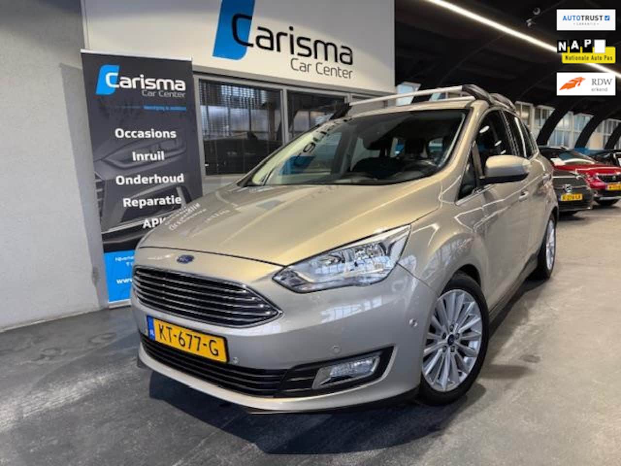 Ford C-Max - 1.0 Titanium Navi|Cruise|PDC - AutoWereld.nl