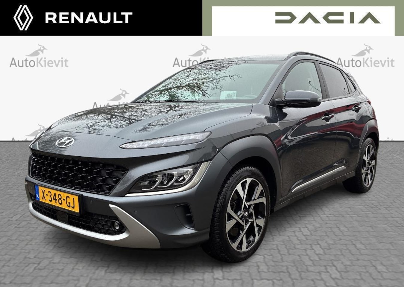 Hyundai Kona - Premium 1.6T GDi 199pk - Trekhaak- All Season - AutoWereld.nl
