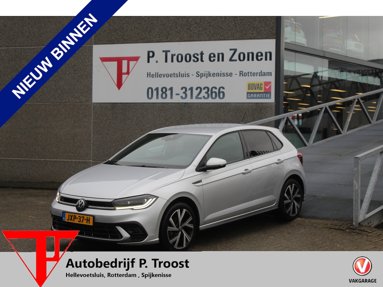 Volkswagen Polo - 1.0 TSI R-Line Automaat/Navigatie/Virtual cockpit/Adaptive cruise control/Achteruitrijcame - AutoWereld.nl