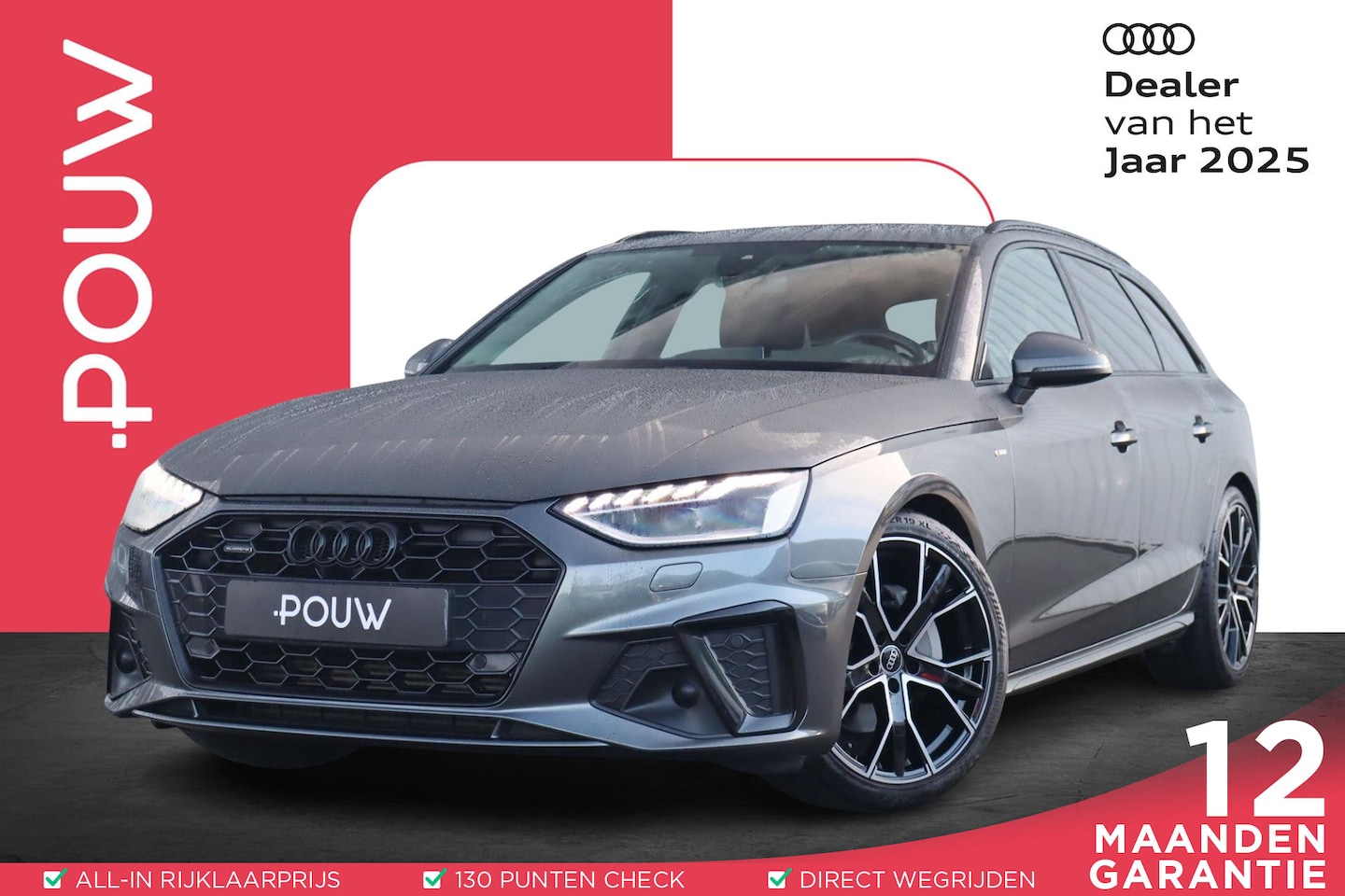 Audi A4 Avant - 40 TFSI 204pk quattro S Edition Competition | Standkachel | Trekhaak | Matrix LED | S Line - AutoWereld.nl