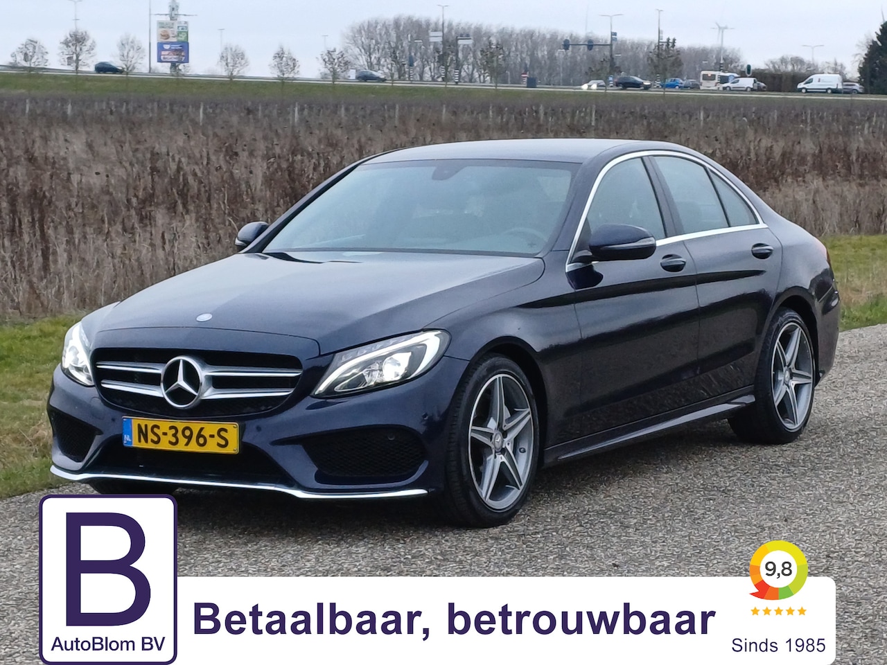 Mercedes-Benz C-klasse - 180 AMG Sport Edition /Origin. NL/Dealer onderhouden/Leer/Camera/ - AutoWereld.nl