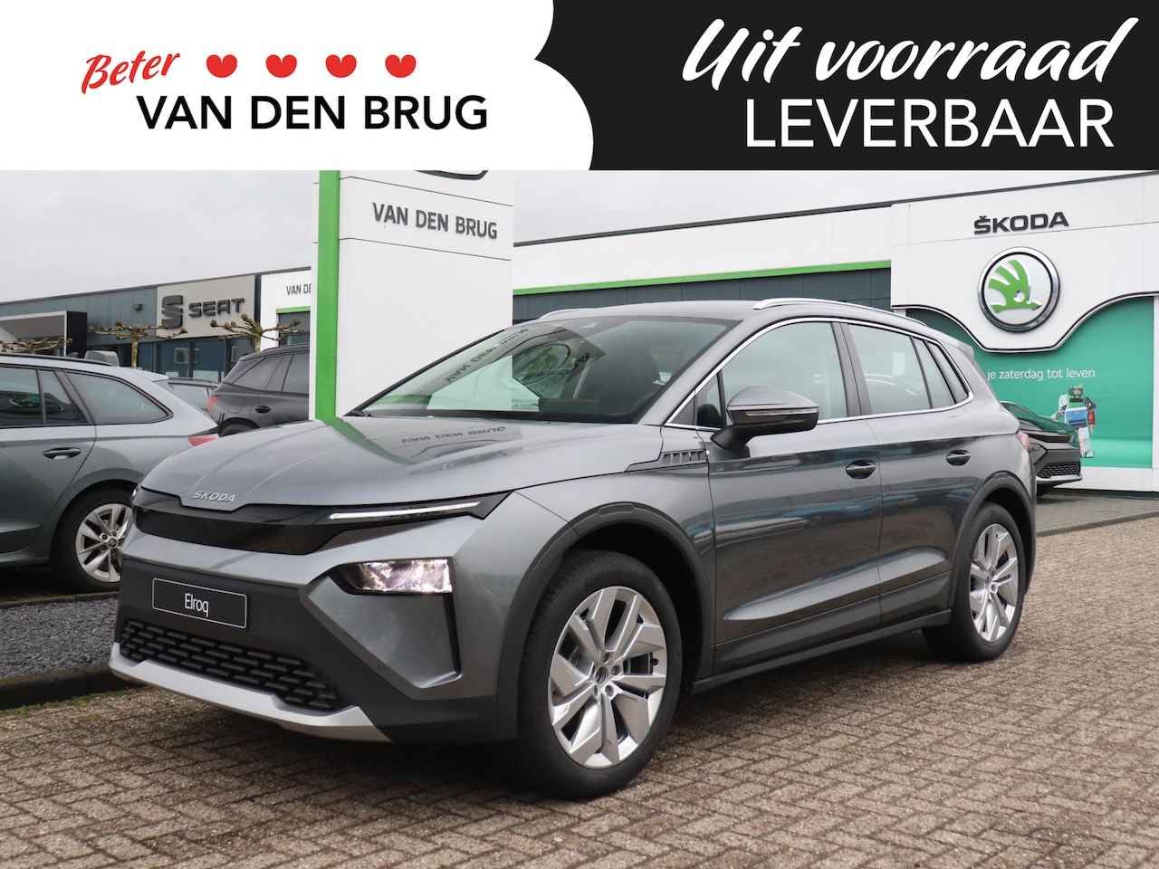 Skoda Elroq - 60 Business Edition Trekhaak | 20inch Vega | Camera | Stoelverwarming | Adaptieve cruise c - AutoWereld.nl