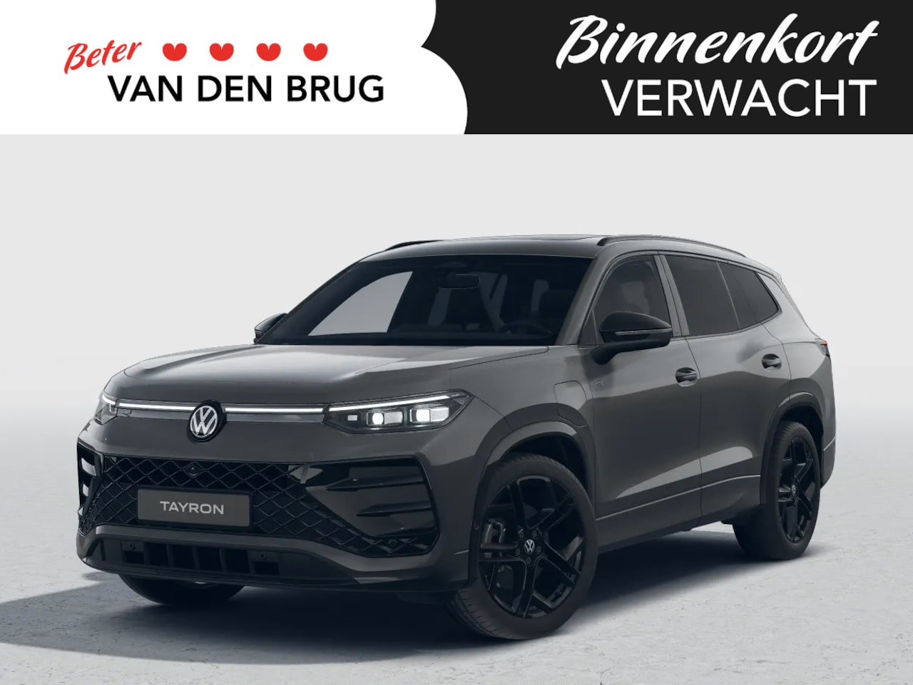 Volkswagen Tayron - R-Line Edition 1.5 eHybrid 200 kW / 272 PK SUV 6 v | Trekhaak | Panorama | Head Up | Black - AutoWereld.nl