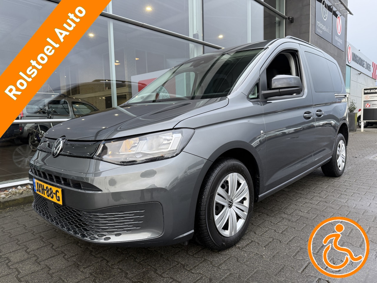 Volkswagen Caddy - 3+1 Rolstoelauto 1.5 TSI 5p (Zeer nette 3+1 of 5+0 Rolstoelauto met automaat!) - AutoWereld.nl