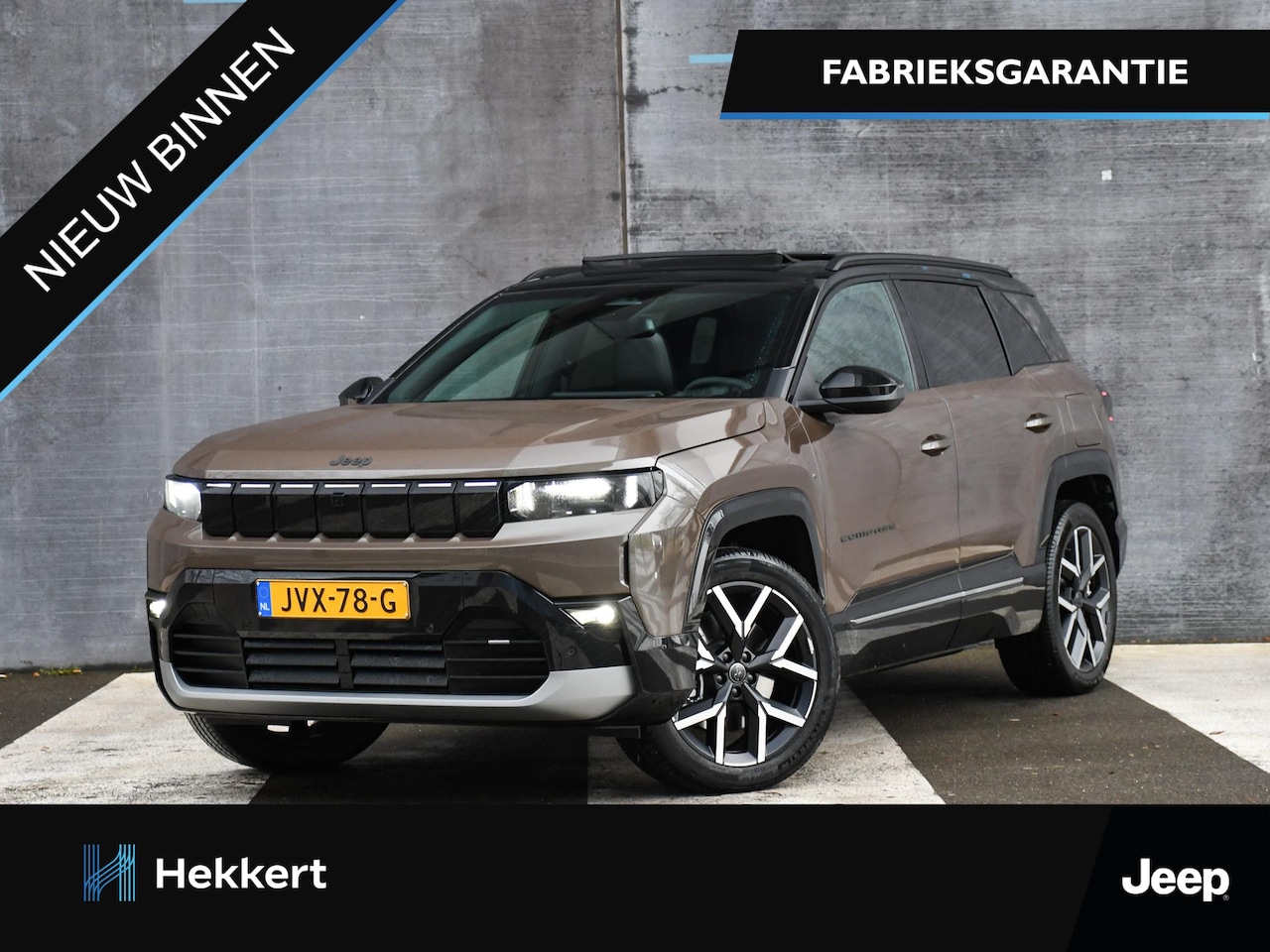 Jeep Compass - First Edition 74 kWh 214pk Automaat PREMIUM PACK | PANO/SCHUIF-DAK | FOCAL | 20''LM | DODE - AutoWereld.nl