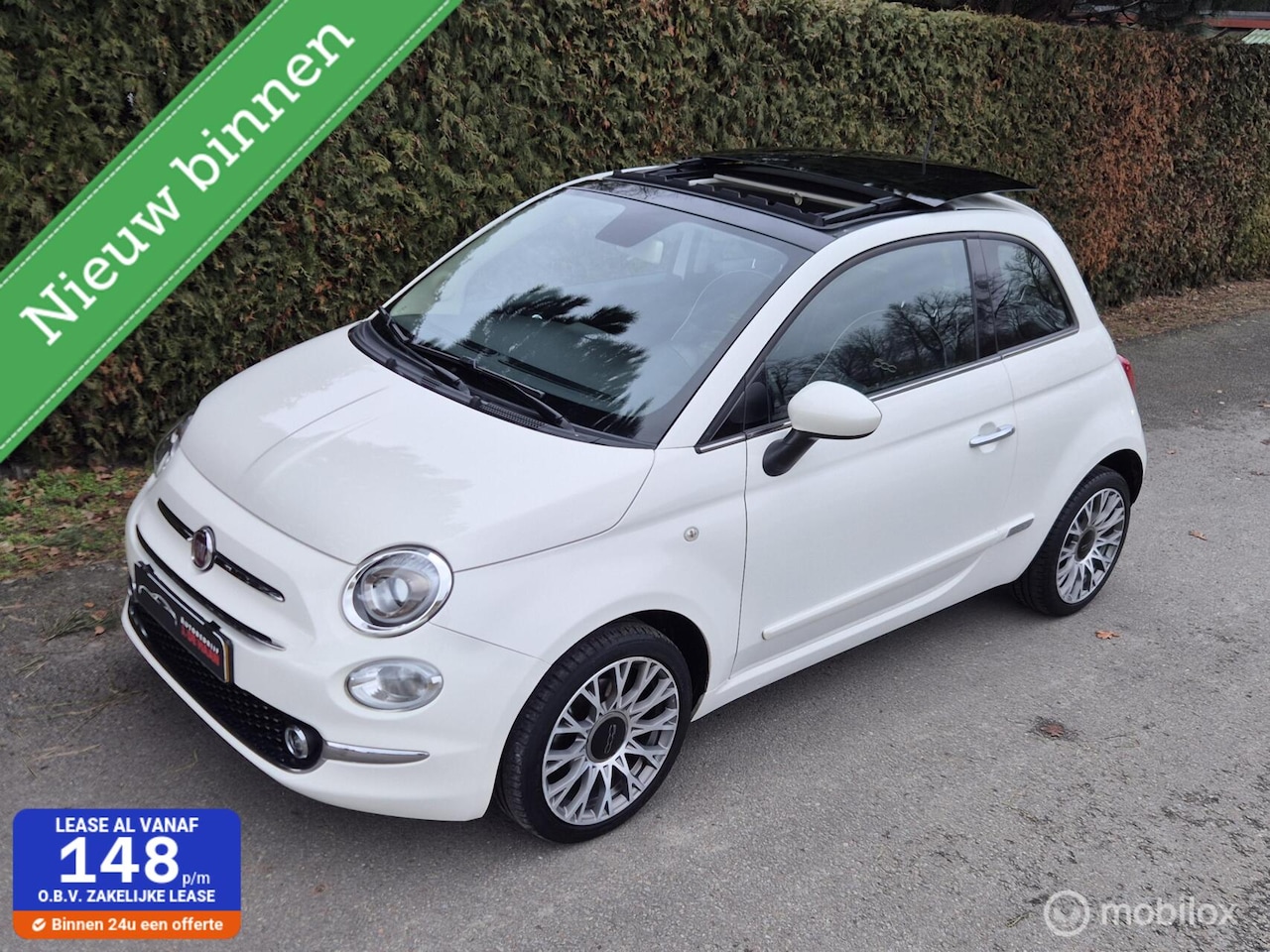 Fiat 500 - 1.2 Lounge Electrisch Panoramadak GEEN IMPORT - AutoWereld.nl