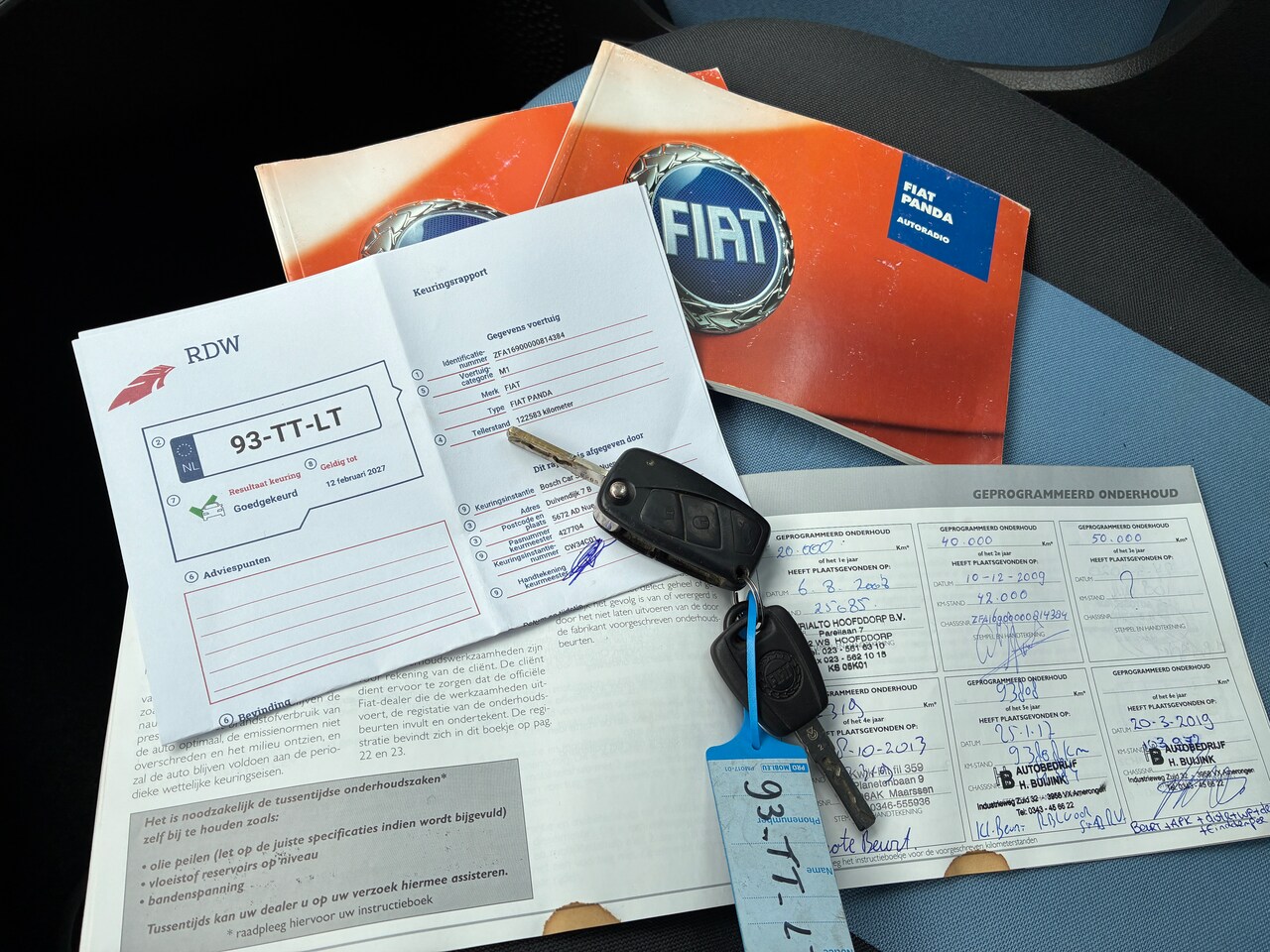 Fiat Panda - 1.2 Emotion Climate Control, Nieuwe Distributiekit en APK