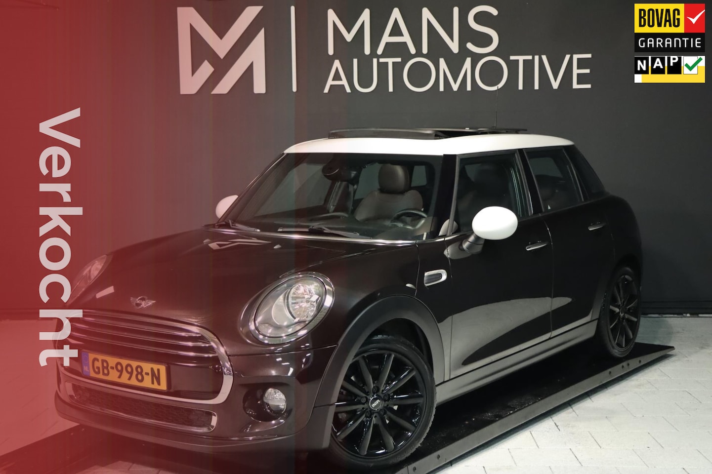 MINI Cooper - Mini 1.5 Chili / PANODAK / KEYLESS / LEDER / STOELVERW. / PDC / NL AUTO - AutoWereld.nl