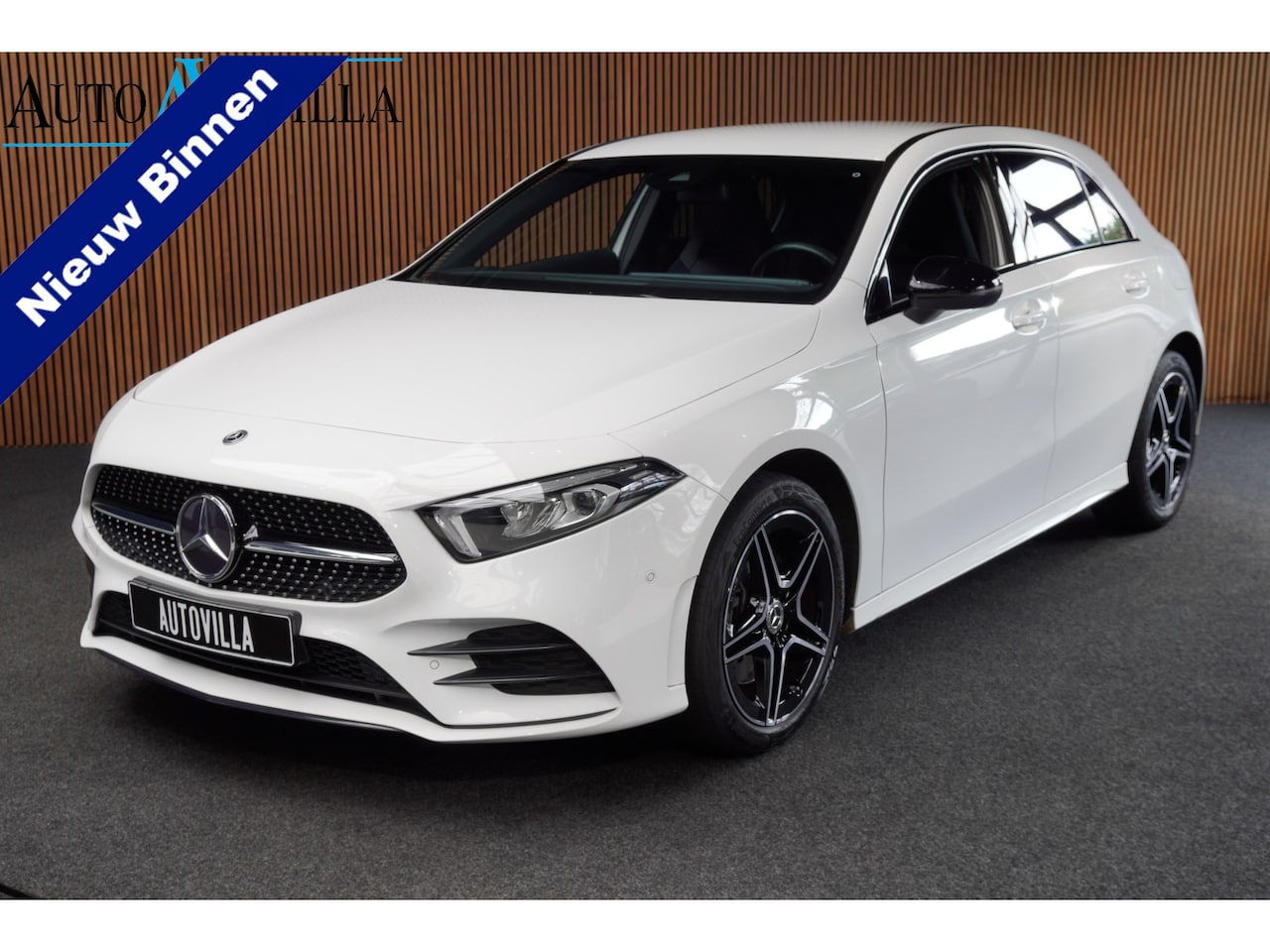 Mercedes-Benz A-klasse - 250e AMG Line Leer Navi Camera Climate Stoelverwarming PTS LM velgen EQ BTW auto! - AutoWereld.nl