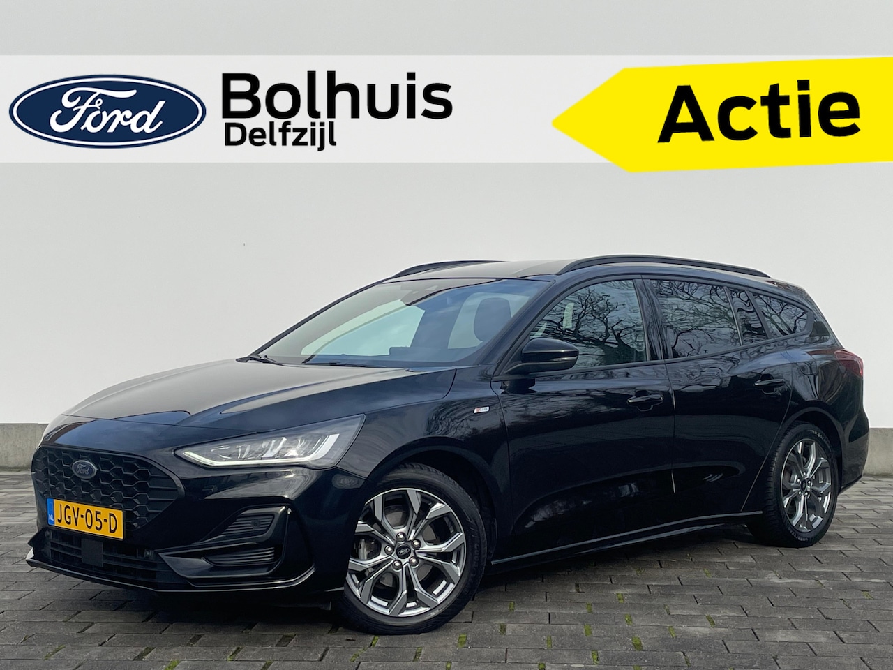 Ford Focus Wagon - EcoBoost Hybrid 125 pk ST Line | Winter Pack | 4 seiz. banden | Navi | Clima | Cruise | Dr - AutoWereld.nl