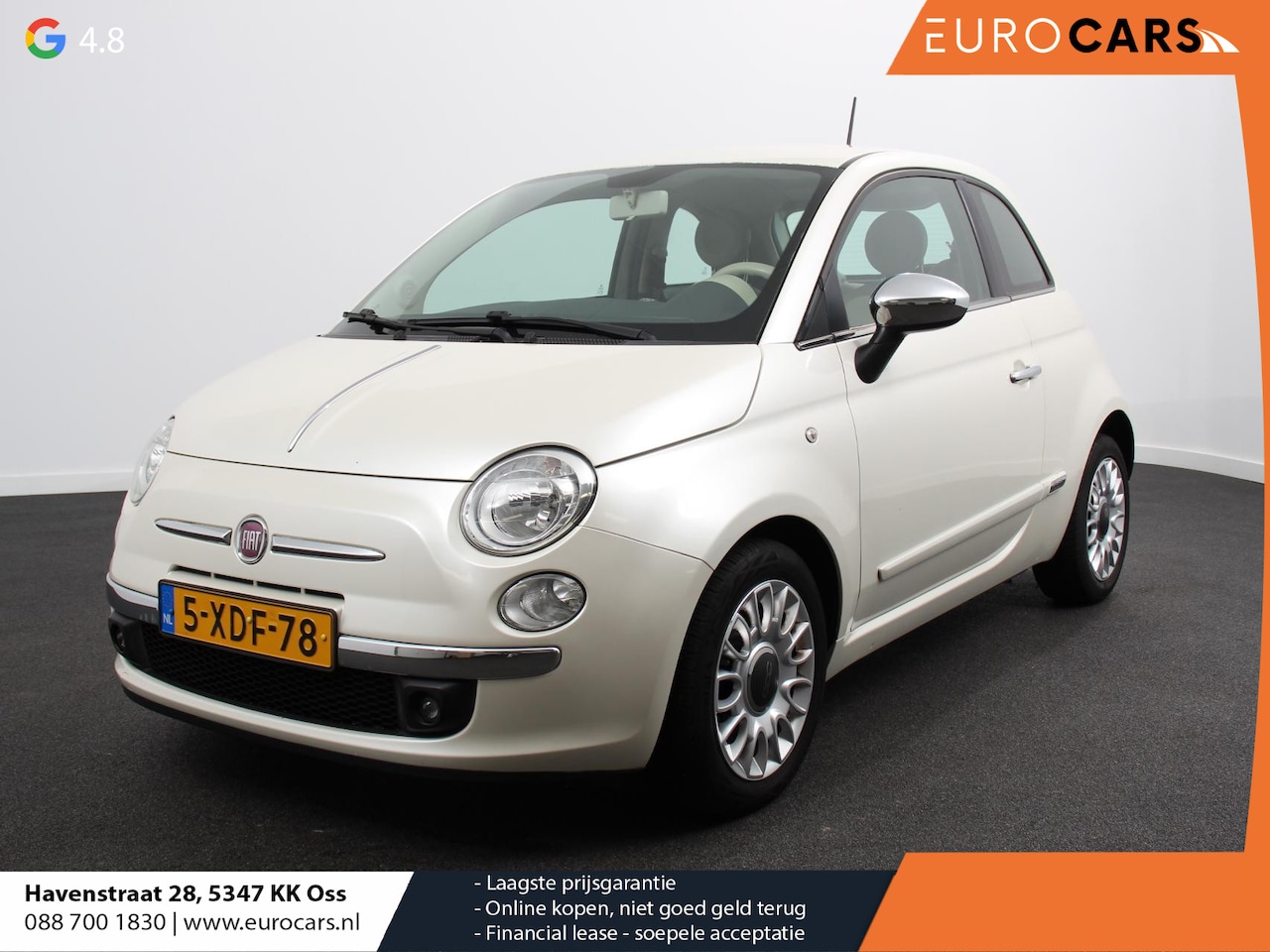Fiat 500 - 0.9 TwinAir Turbo Easy | Airco | Radio | Lichtmetalen velgen | Elektrische ramen - AutoWereld.nl