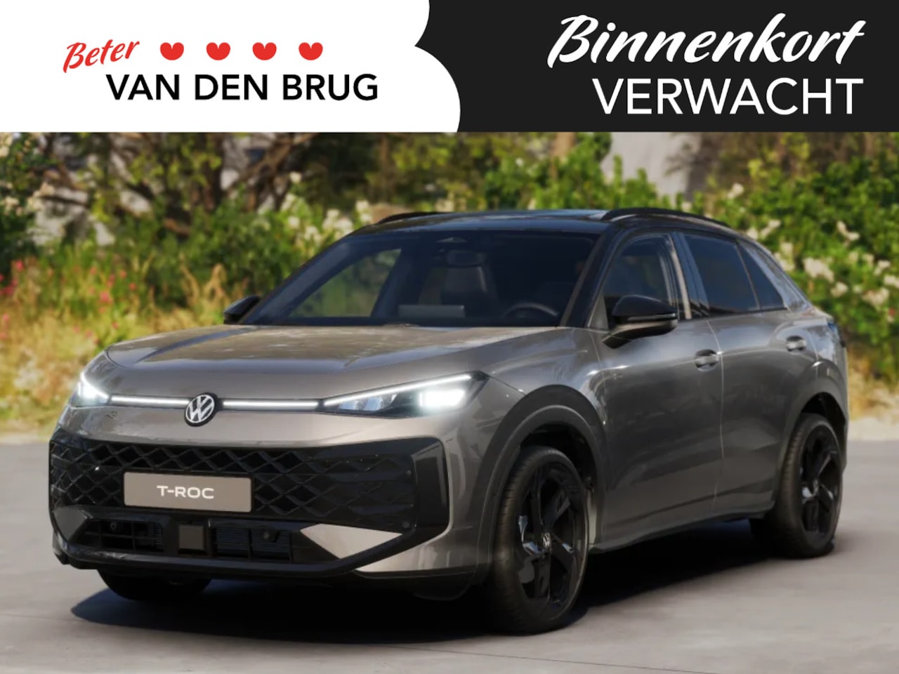 Volkswagen T-Roc - R-Line First Edition 1.5 eTSI 110 kW / 150 PK SUV | Panoramadak | Trekhaak | Matrix LED | - AutoWereld.nl