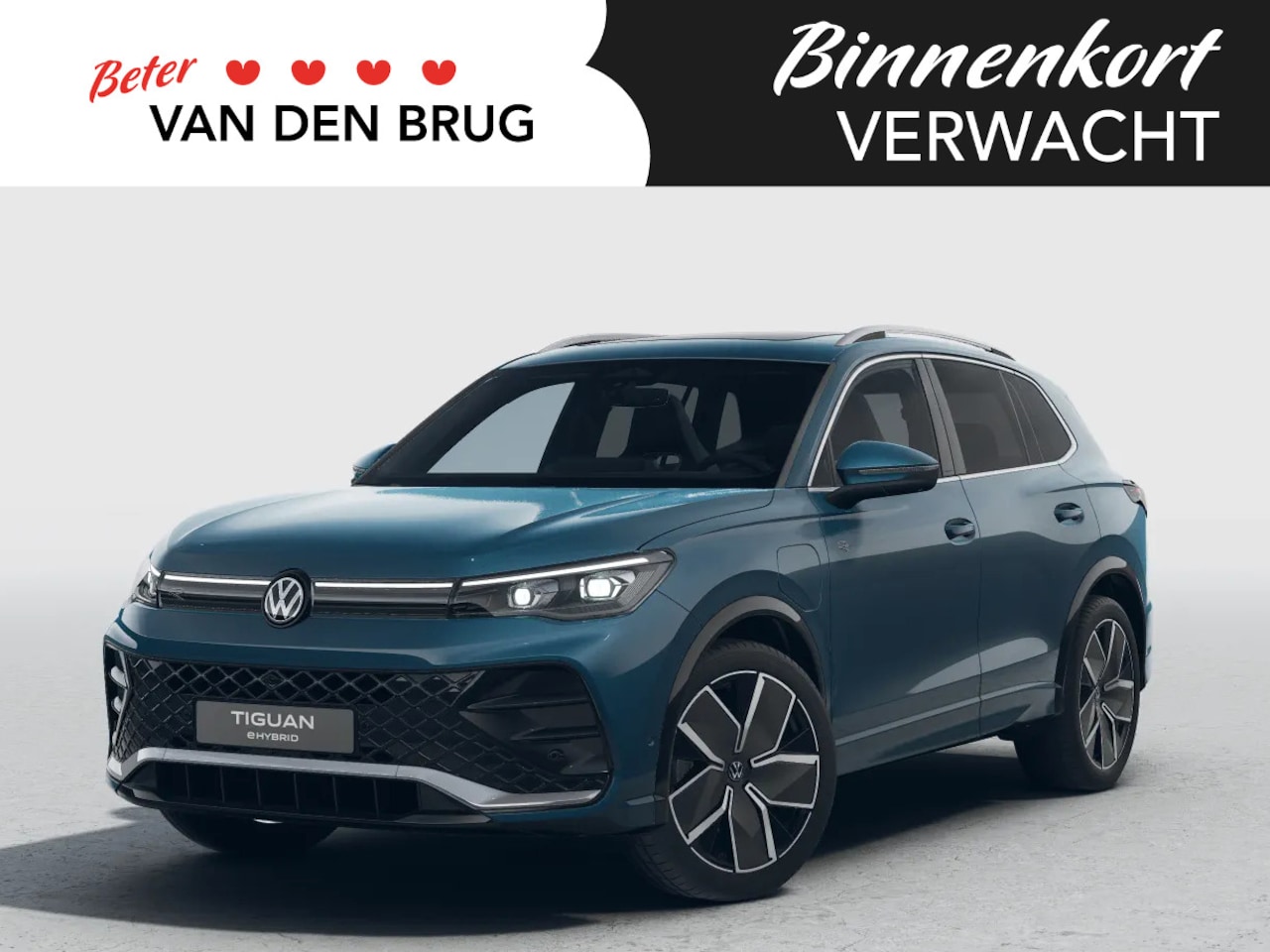 Volkswagen Tiguan - R-Line Edition 1.5 eHybrid 150 kW / 204 PK SUV 6 v | Trekhaak | Panorama | Head Up | 360 C - AutoWereld.nl