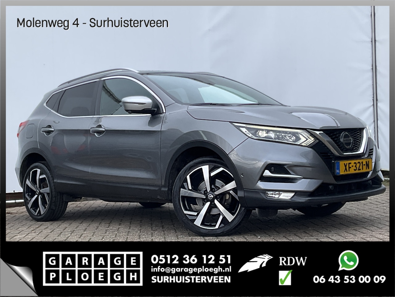 Nissan Qashqai - 1.2 Tekna + 360°Cam Leder Stoelverw. Pano.dak BOSE - AutoWereld.nl