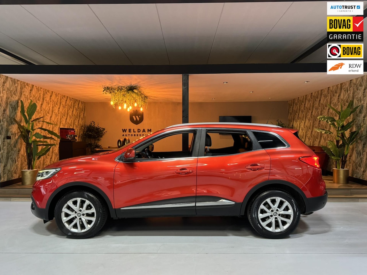 Renault Kadjar - 1.2 TCe Intens NAP Garantie Trekhaak stoelVW Camera PDC Cruise Navi Clima Led Rijklaar - AutoWereld.nl
